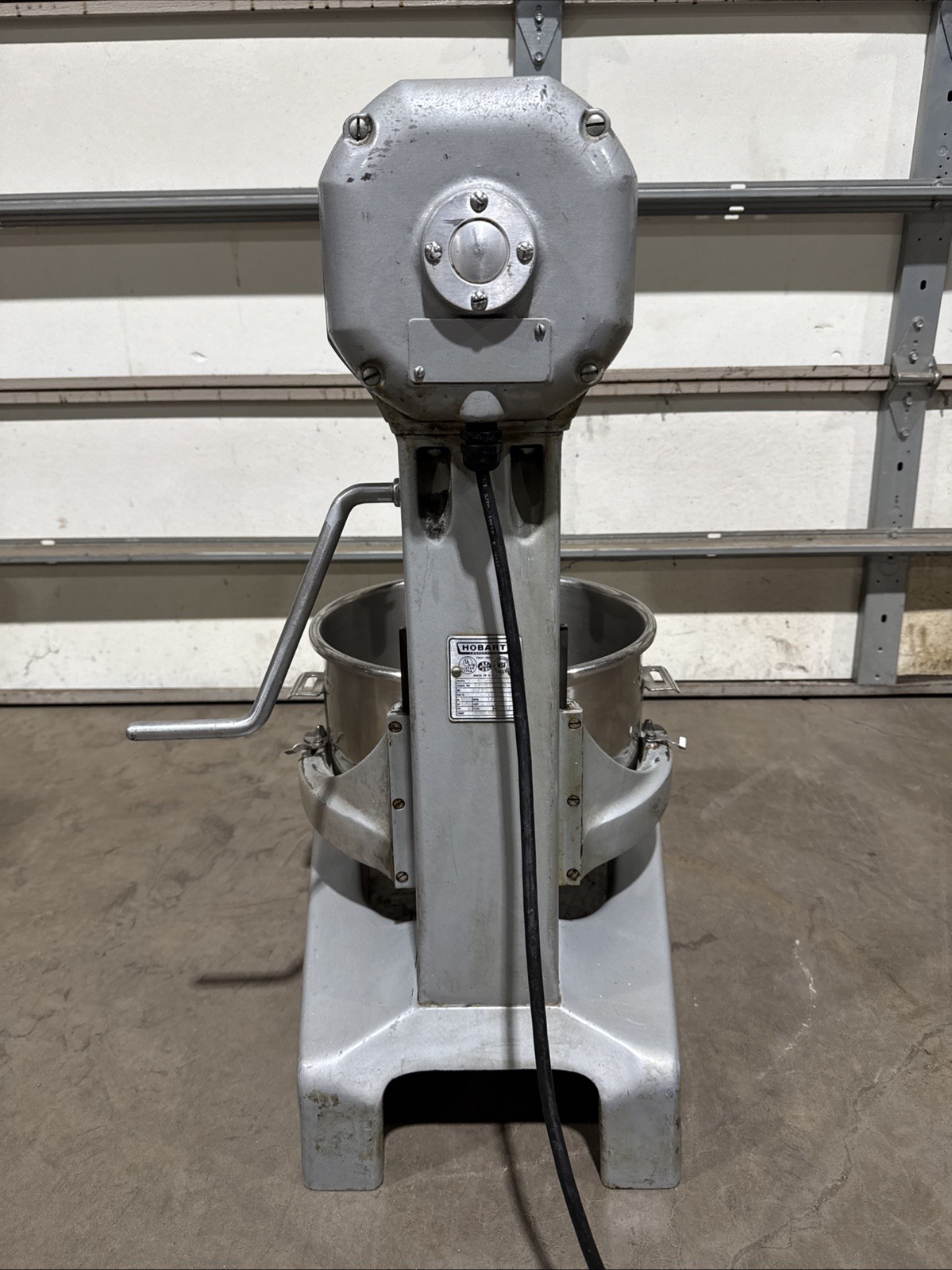Hobart A-200T 20 qt Commercial Dough Mixer With Bowl 3 Speed Timer