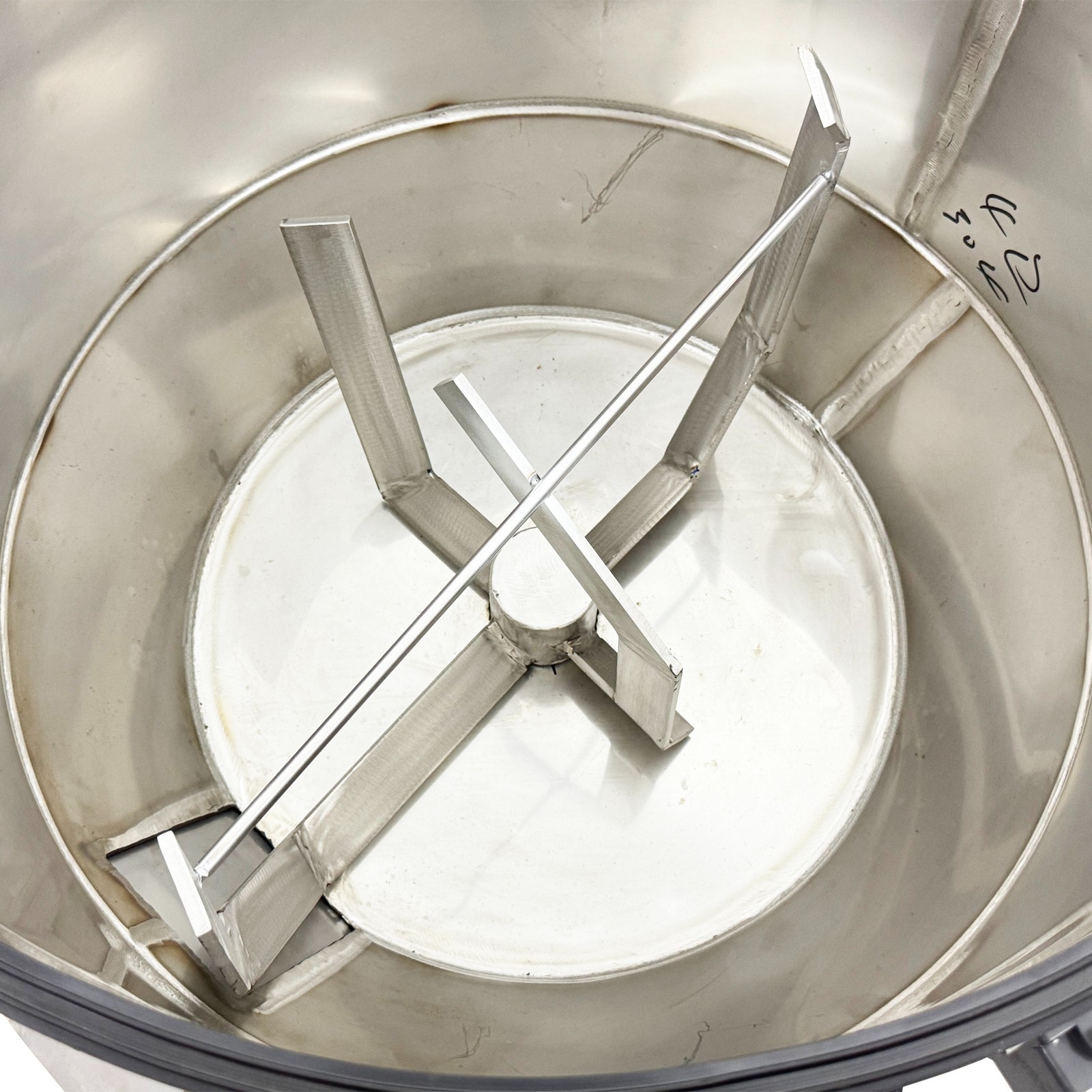 220V Industrial Stainless Steel Plastic Particle Mixer Blender Vertical 100KG