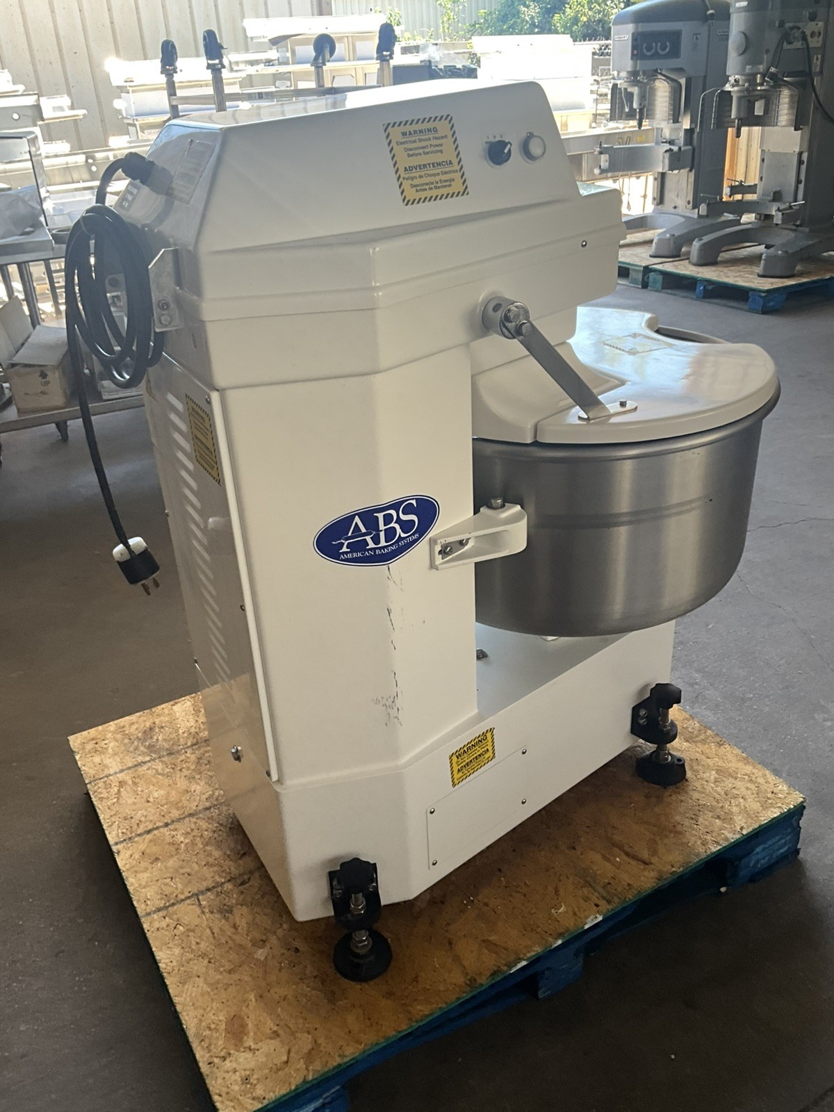 American Baking Systems 80qt SPIRAL DOUGH MIXER SM-80T BAKERY 2 SPEED ABS