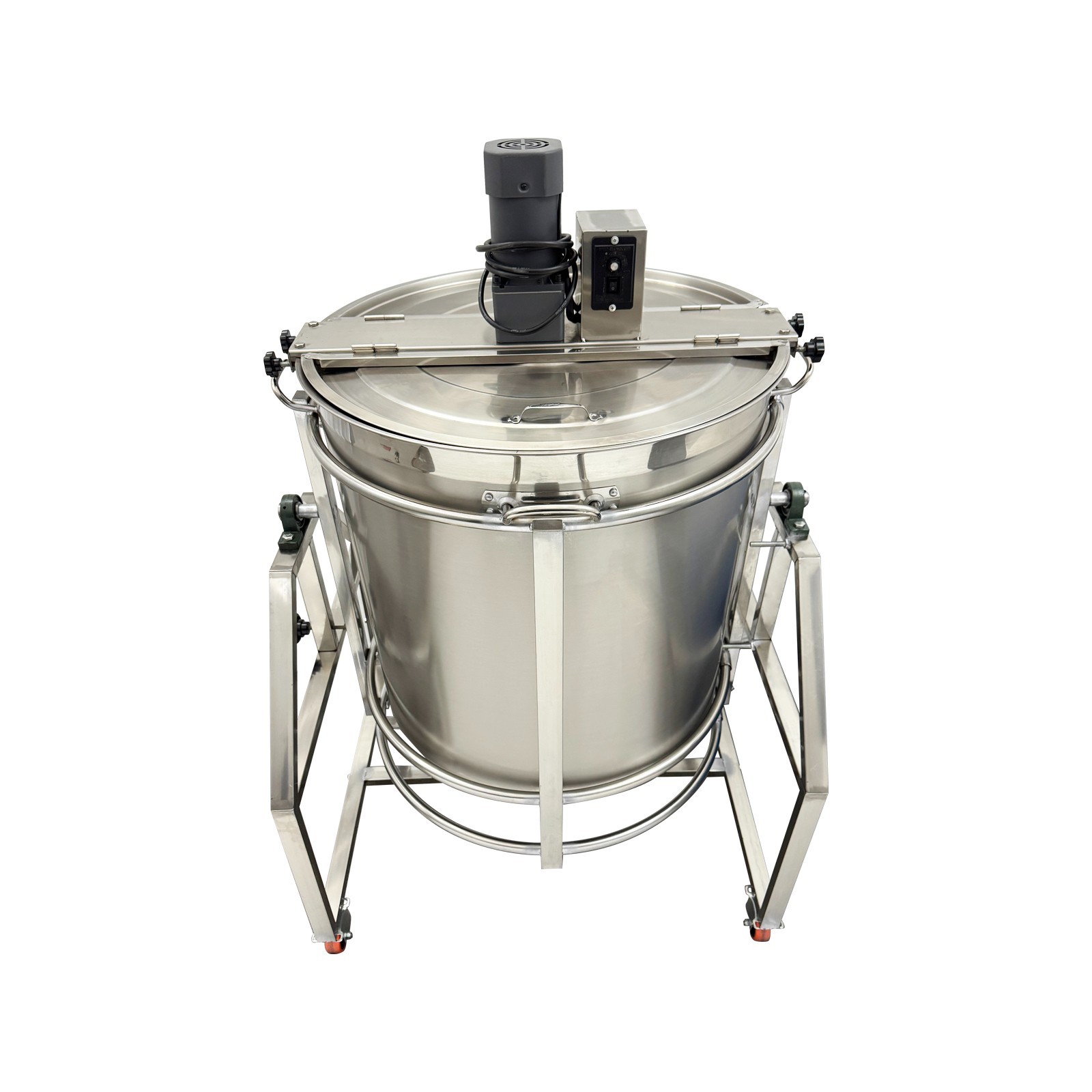 110V 50L Auto Stir-frying Natural Gas Heating Stirrer Stainless Steel Mixer