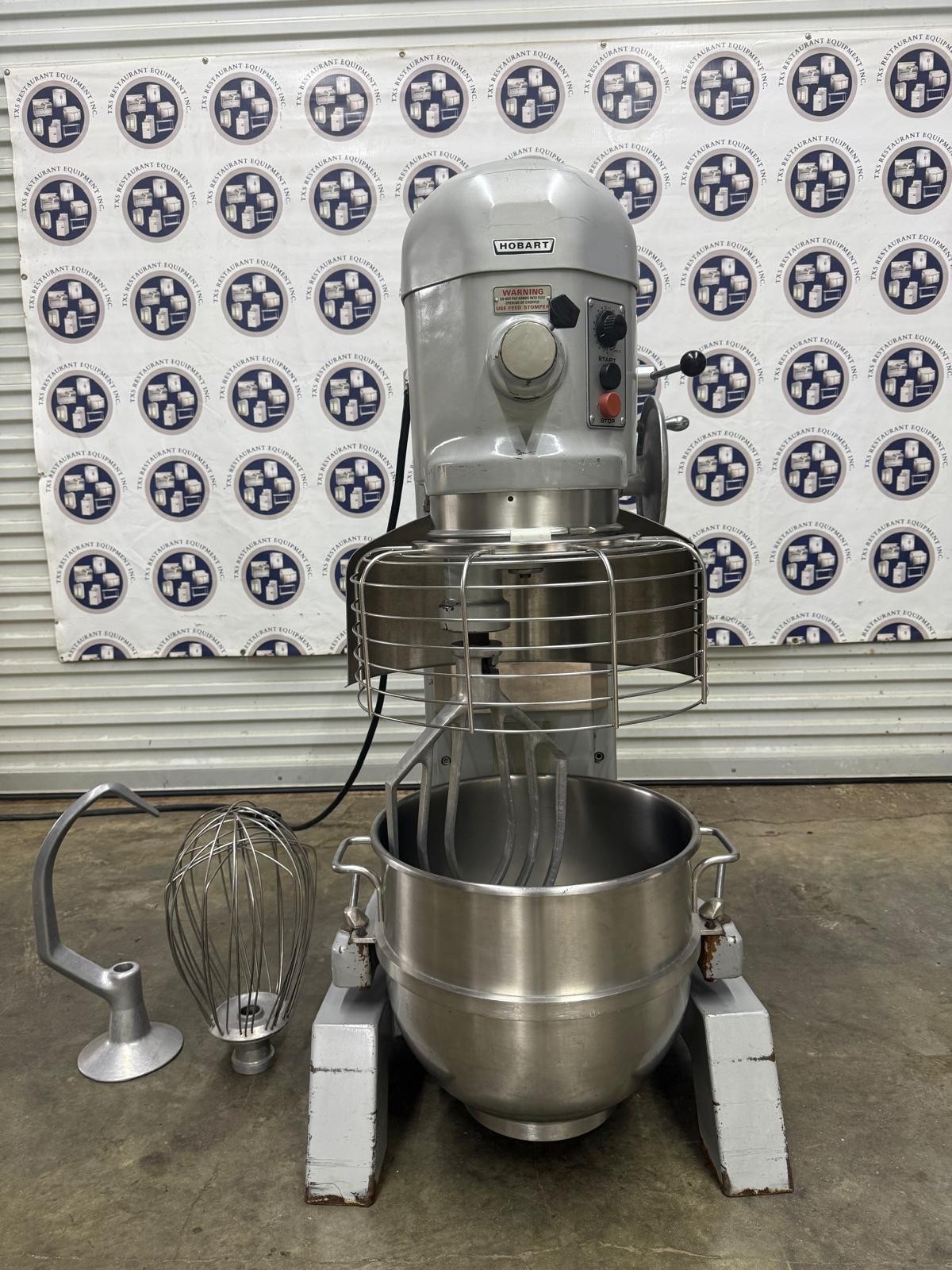 Hobart H600T 60 Qt Commercial Planetary Mixer – 200V 3 Phase – With Bowl, Wire W