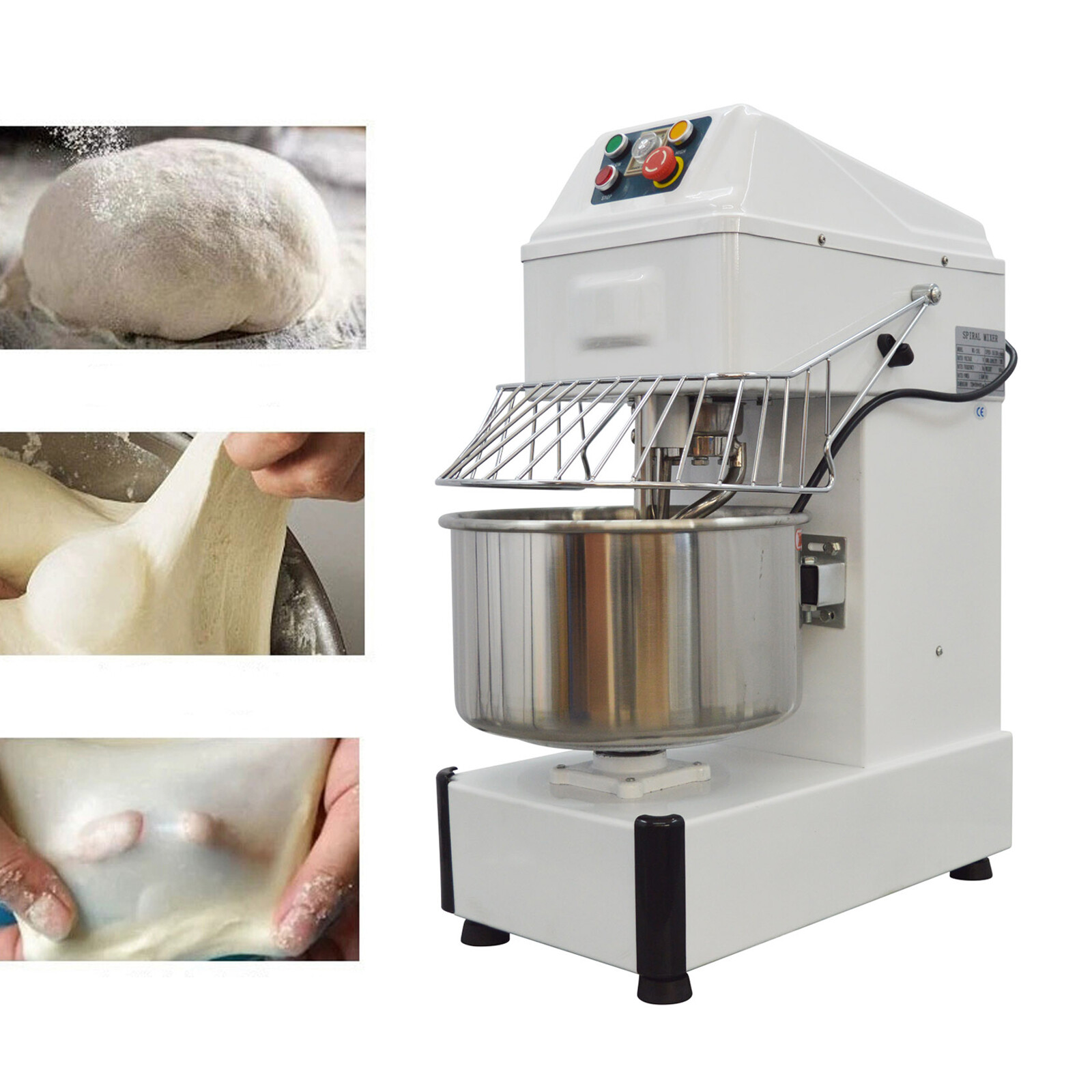 21.1QT Commercial Dough Food Mixer Dough Kneading Machine Dough Maker Bakery