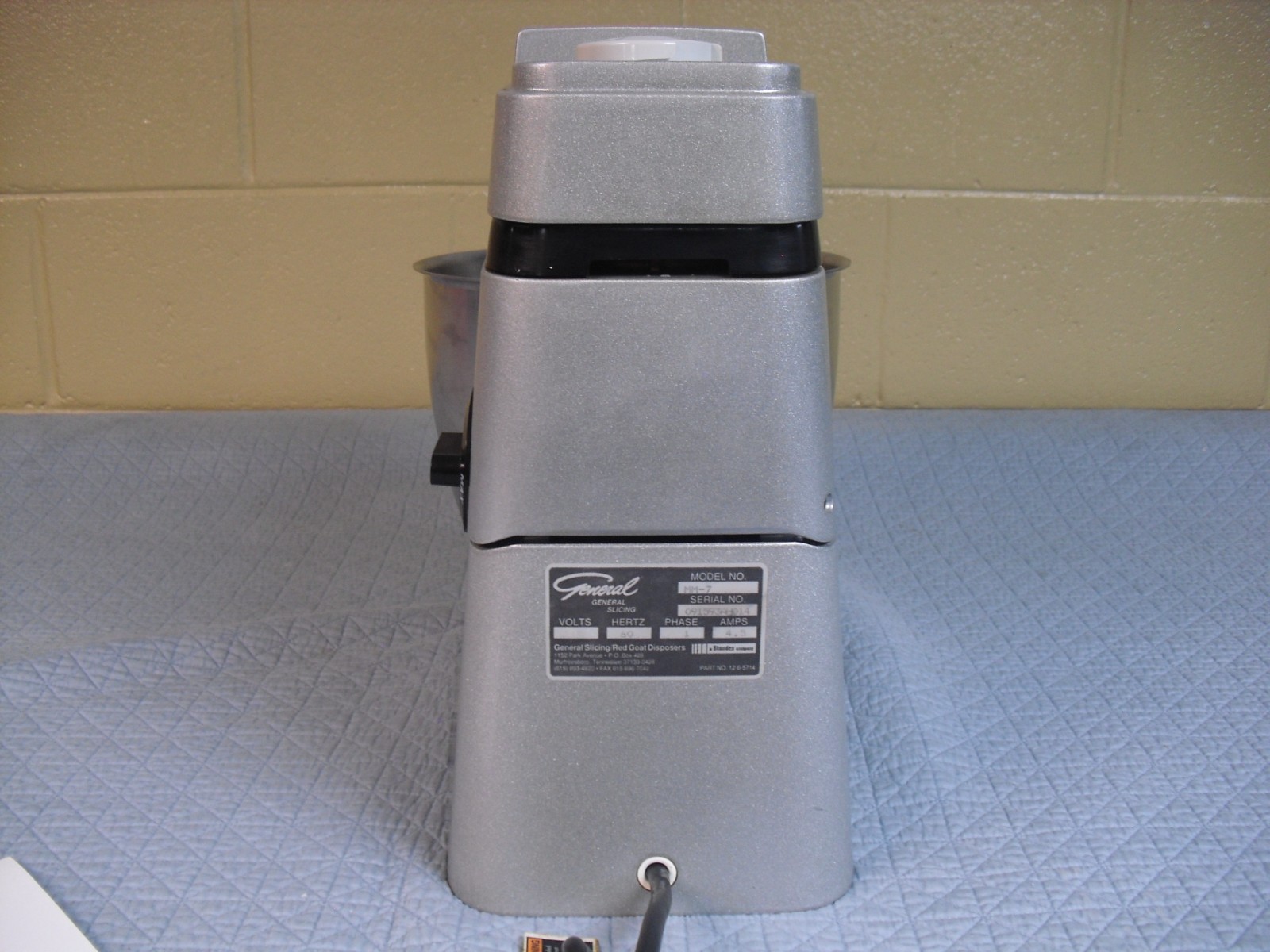 General Slicing Co. Model MM-7 7 QT COMMERCIAL KITCHEN STAND MIXER – Tested!