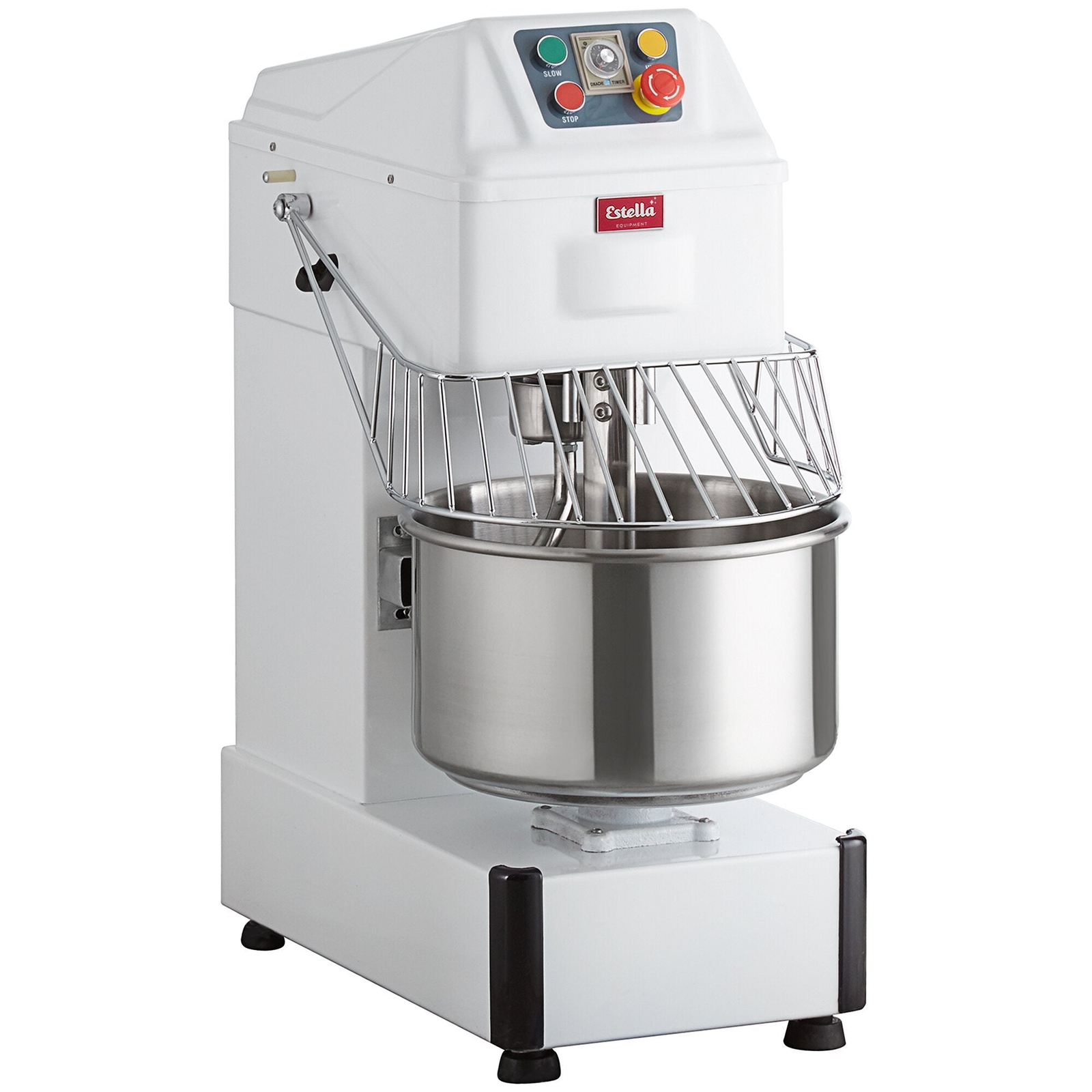 Estella SM20 20 Qt. / 30 lb. Two-Speed Spiral Dough Mixer – 120V, 2 HP