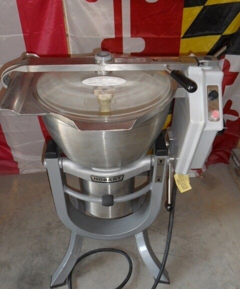 Single Phase Hobart HCM-450 45 Qt Vertical Mixer with 15HP Rotary 208-240V
