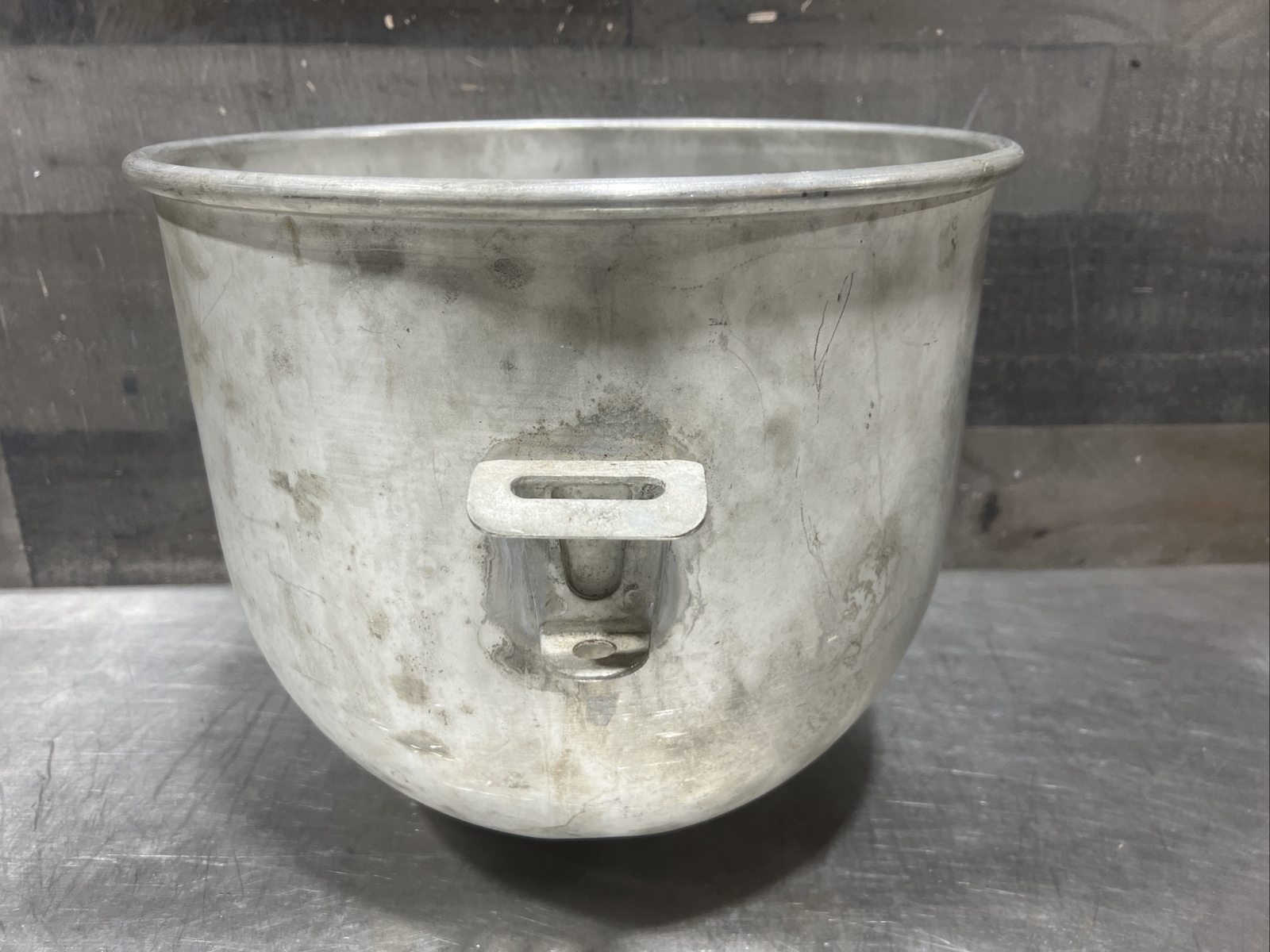 Vintage Hobart 20 QT Quart Mixer Steel Mixing Bowl Used Surplus