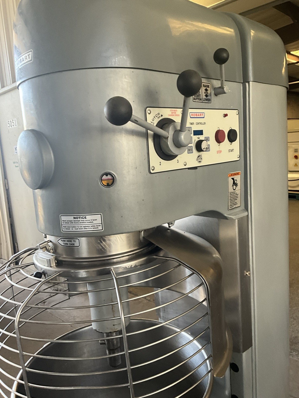 Hobart 80qt Dough mixer M802 Pizza Bakery Donut Pastry bowl guard A