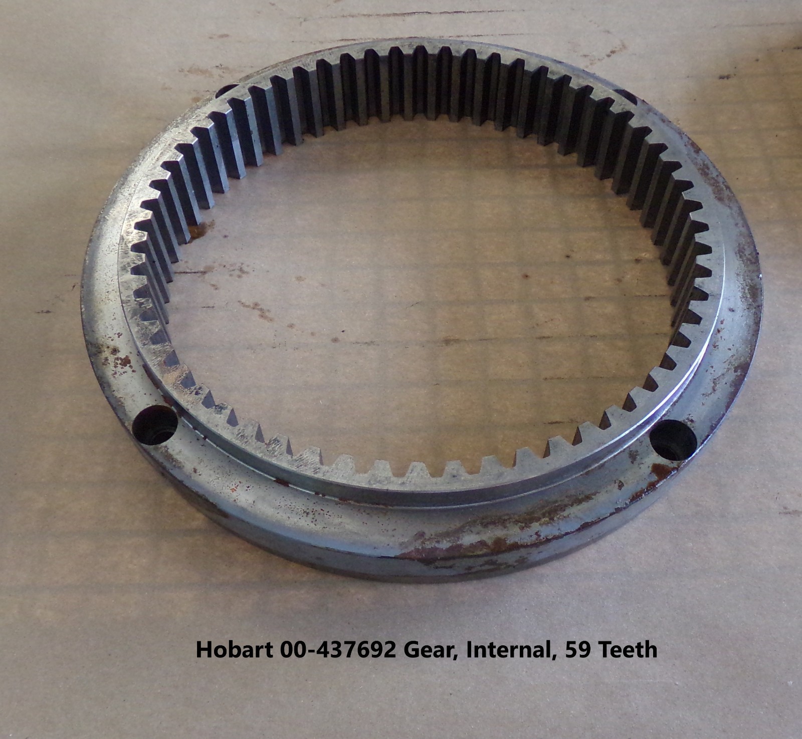 Hobart OEM 00-437692 Gear, Internal, 59 Teeth H600-L800-P660-HL600