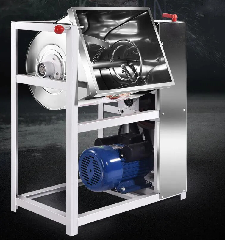 Flour Mixing Machine 25kg 2200W Automatic Stainless Steel Dough Mixing Machine