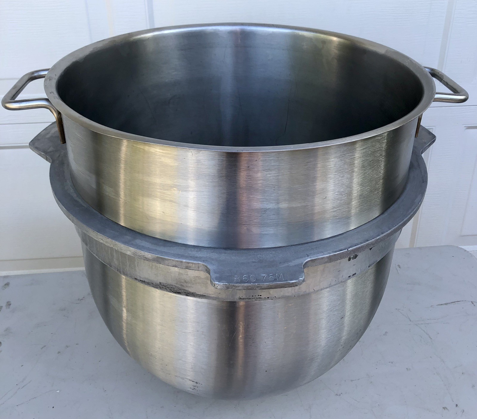Varimixer Welbilt Stainless Steel Bowl R60 75M for W60 Mixer