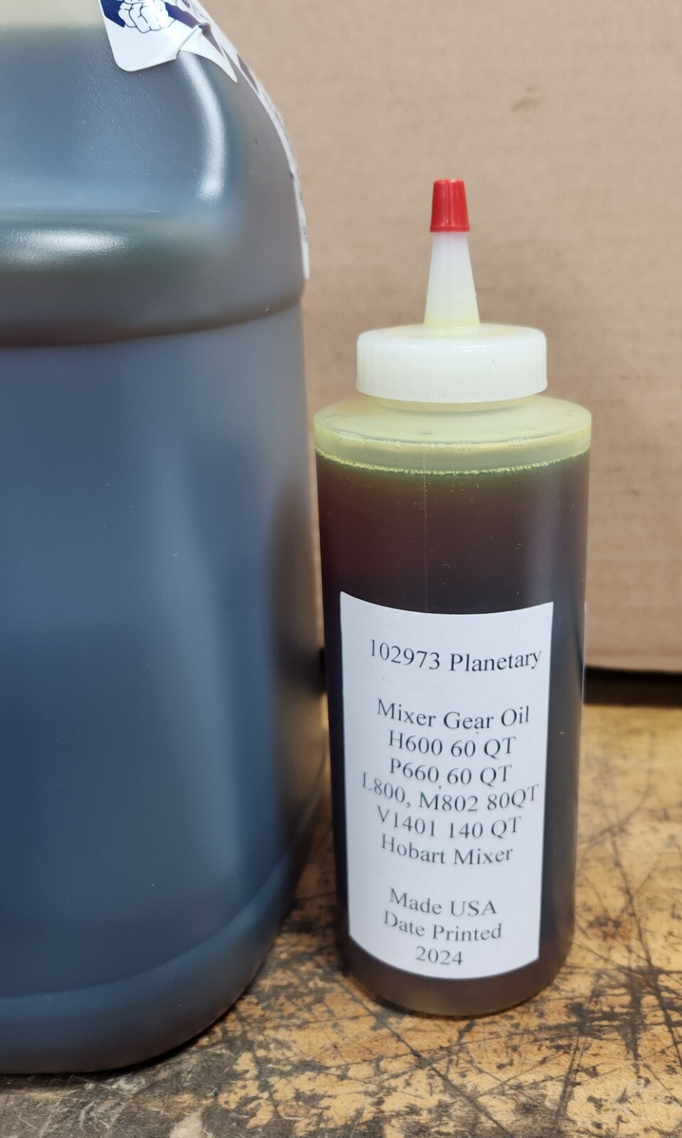 Hobart Mixer Gear Oil Gear Box & Planetary H600 L800 P660 M802 V1401 # 102973