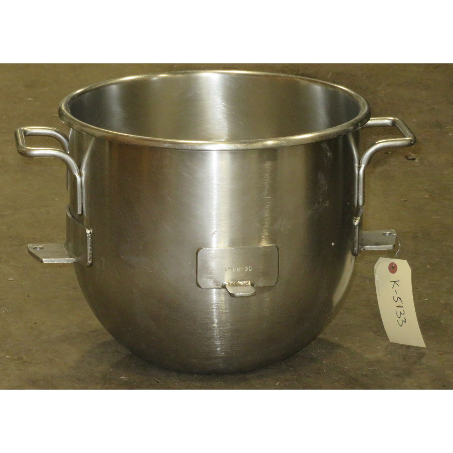 Hobart VMLH30 30-Qt Bowl for 80 – 40/30 Bowl Adapter, Used Excellent Condition