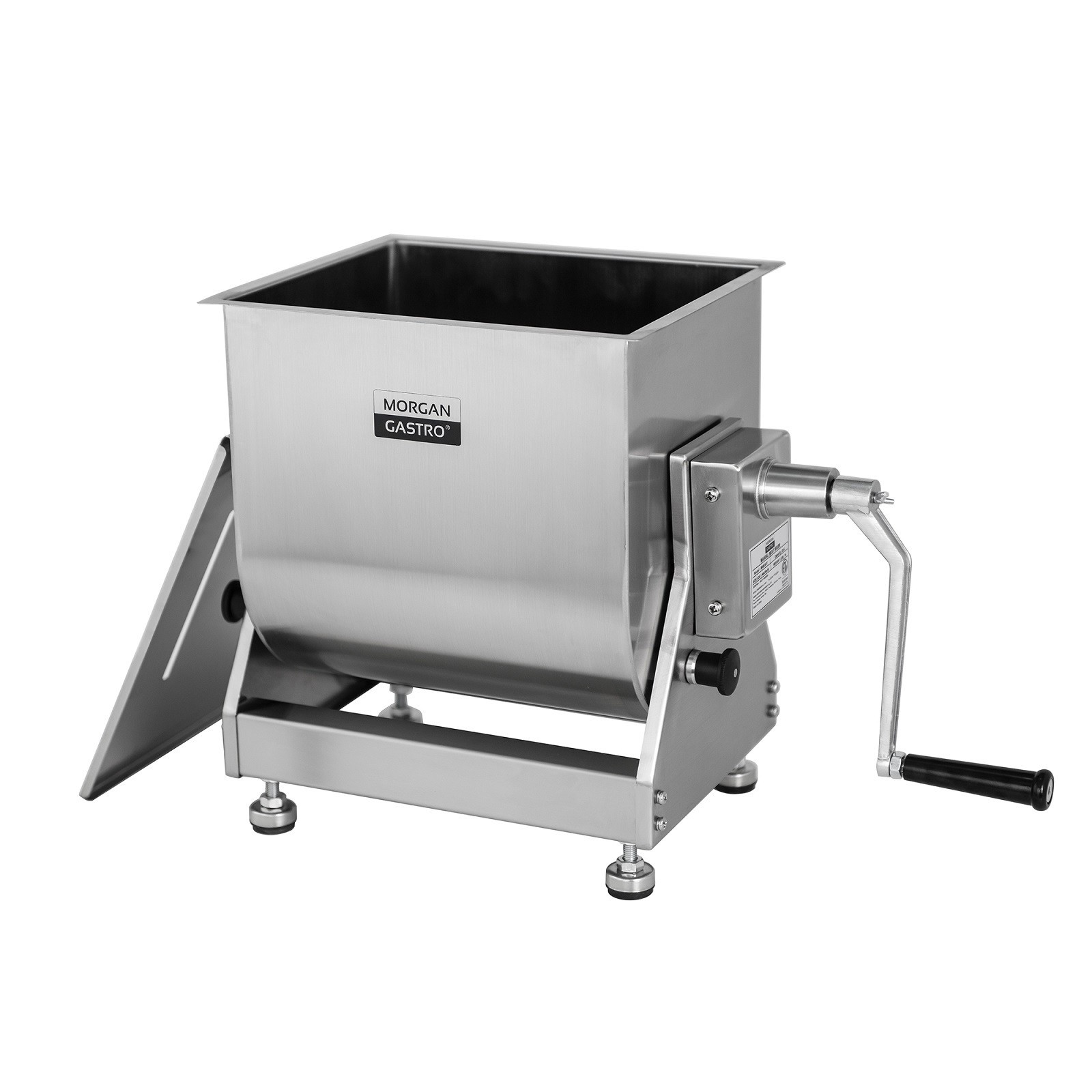 CMI Manual Meat Mixer 30 Pound Sausage Mixing Stainless Steel Tilt Tank Mixer