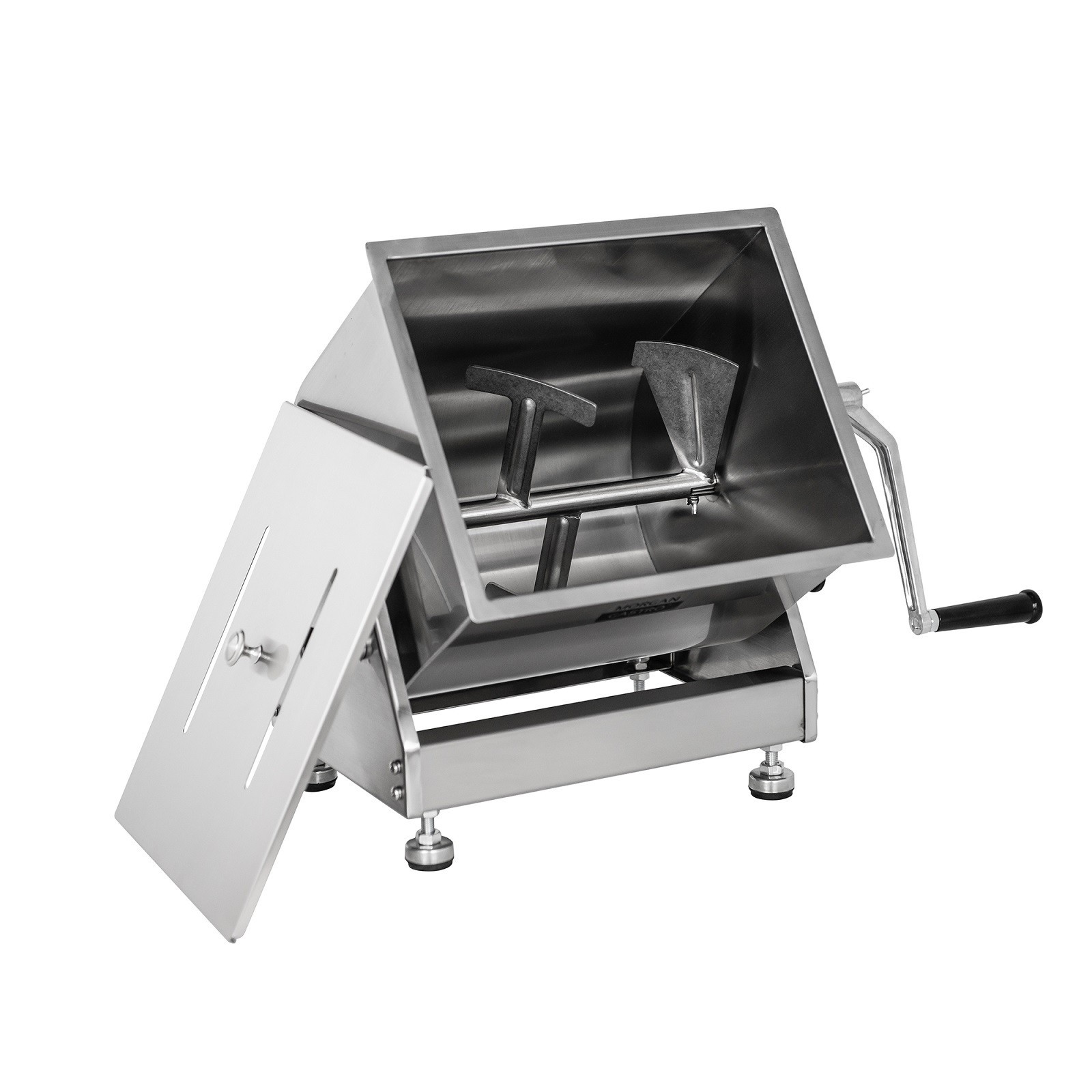 CMI Manual Meat Mixer 30 Pound Sausage Mixing Stainless Steel Tilt Tank Mixer