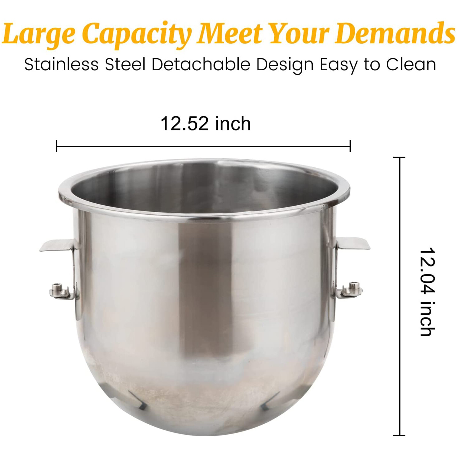 Hakka Commercial Food Mixer 20Qt Electric Dough Mixer Pizza Bakery 1100W
