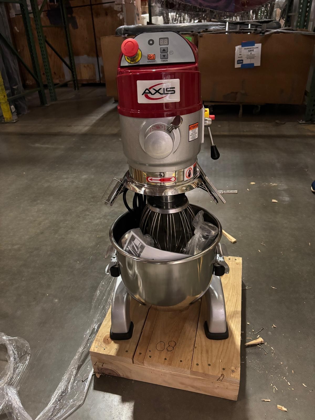 Axis AX-M20 20 Qt Commercial Planetary Mixer – NEW – 3 Speed – 120V