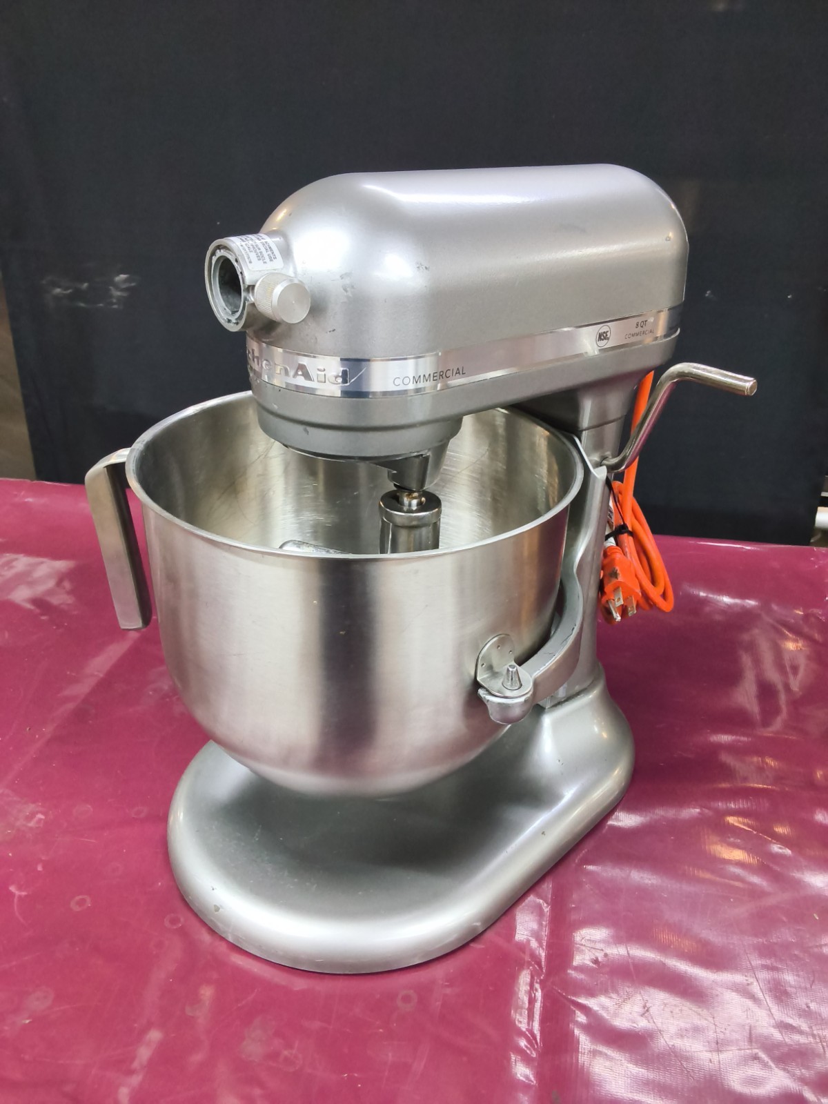 KITCHEN AID KSM8990CU COMMERCIAL 8 QT STAND MIXER