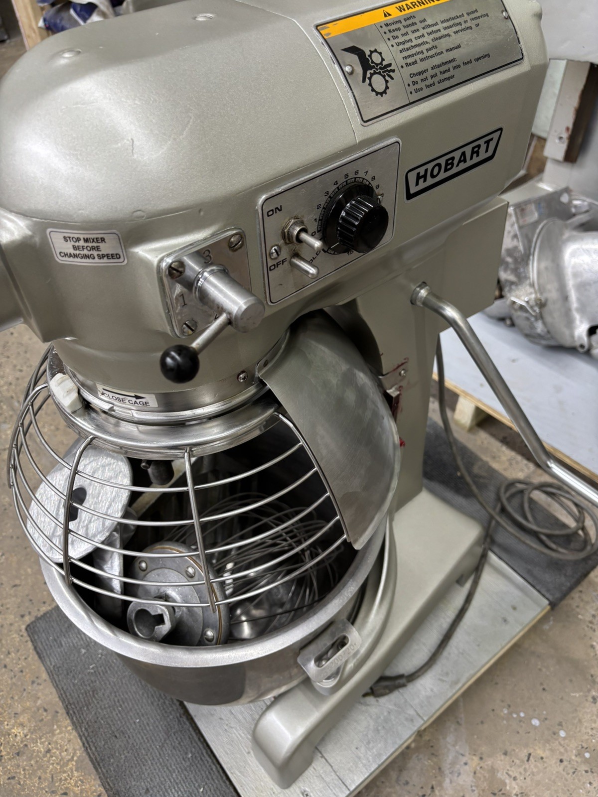 Hobart Dough Mixer (Single Phase 1/2HP)