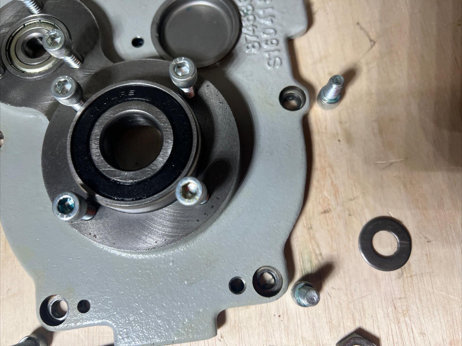 Genuine Hobart HL200 20qt Mixer Transmission & Bearing Cover Assembly