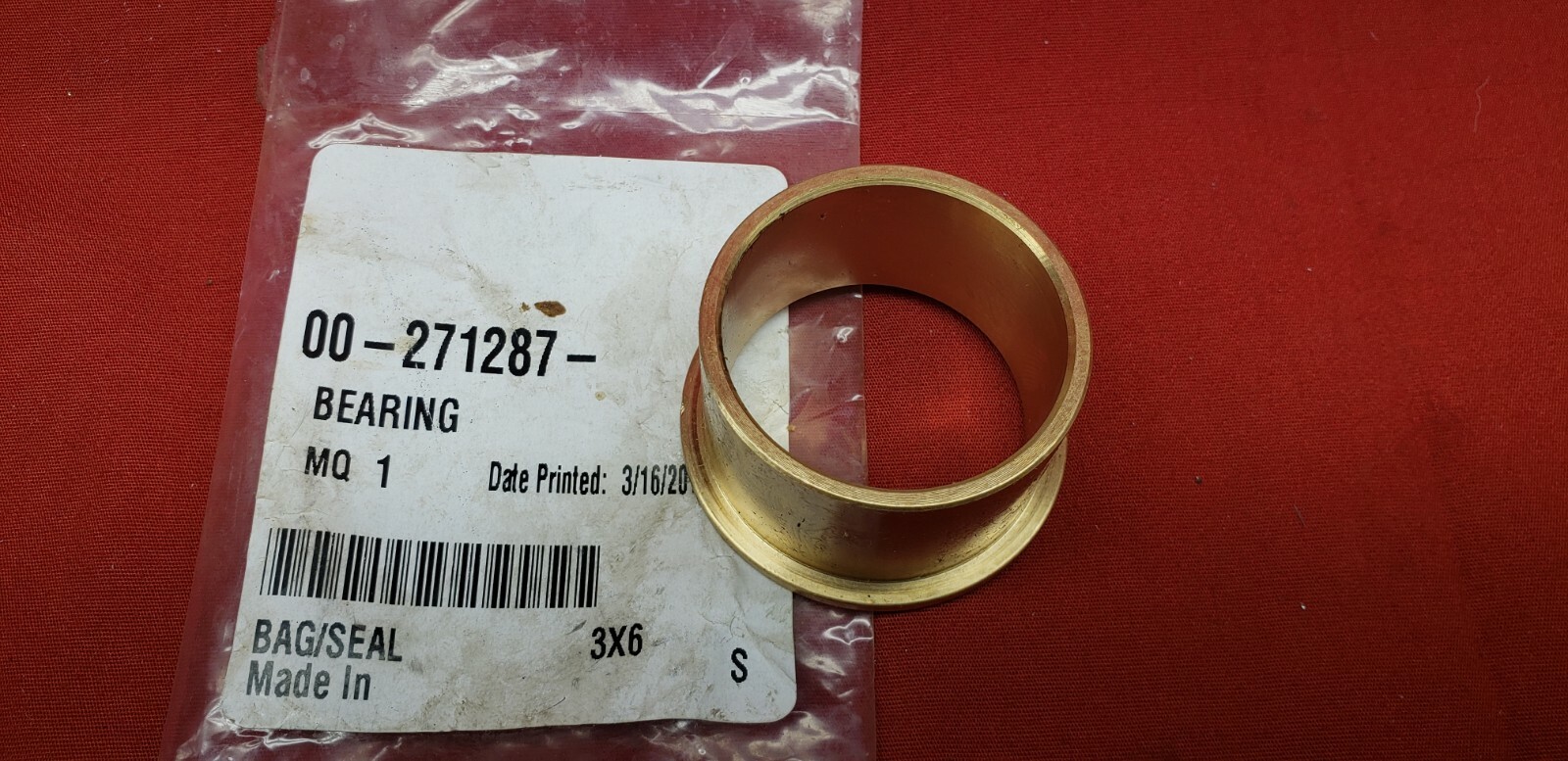 Hobart 40 Qt Mixer D330 D340 Bronze Bearing Lower Clutch Gear P/N 00-271287