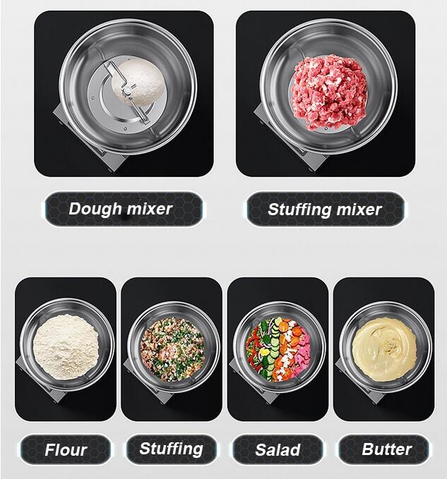 8kg Commercial Basin-type Dough Mixer Stirring Filling Dough Kneading 2Direction