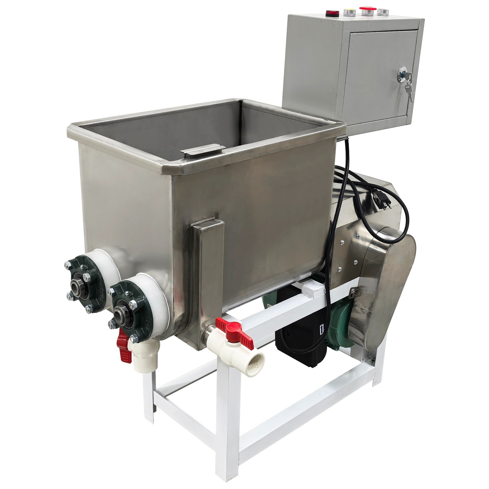 110V 15KG Dual-spiral Dough Kneading Mixing and Gluten Washing Machine