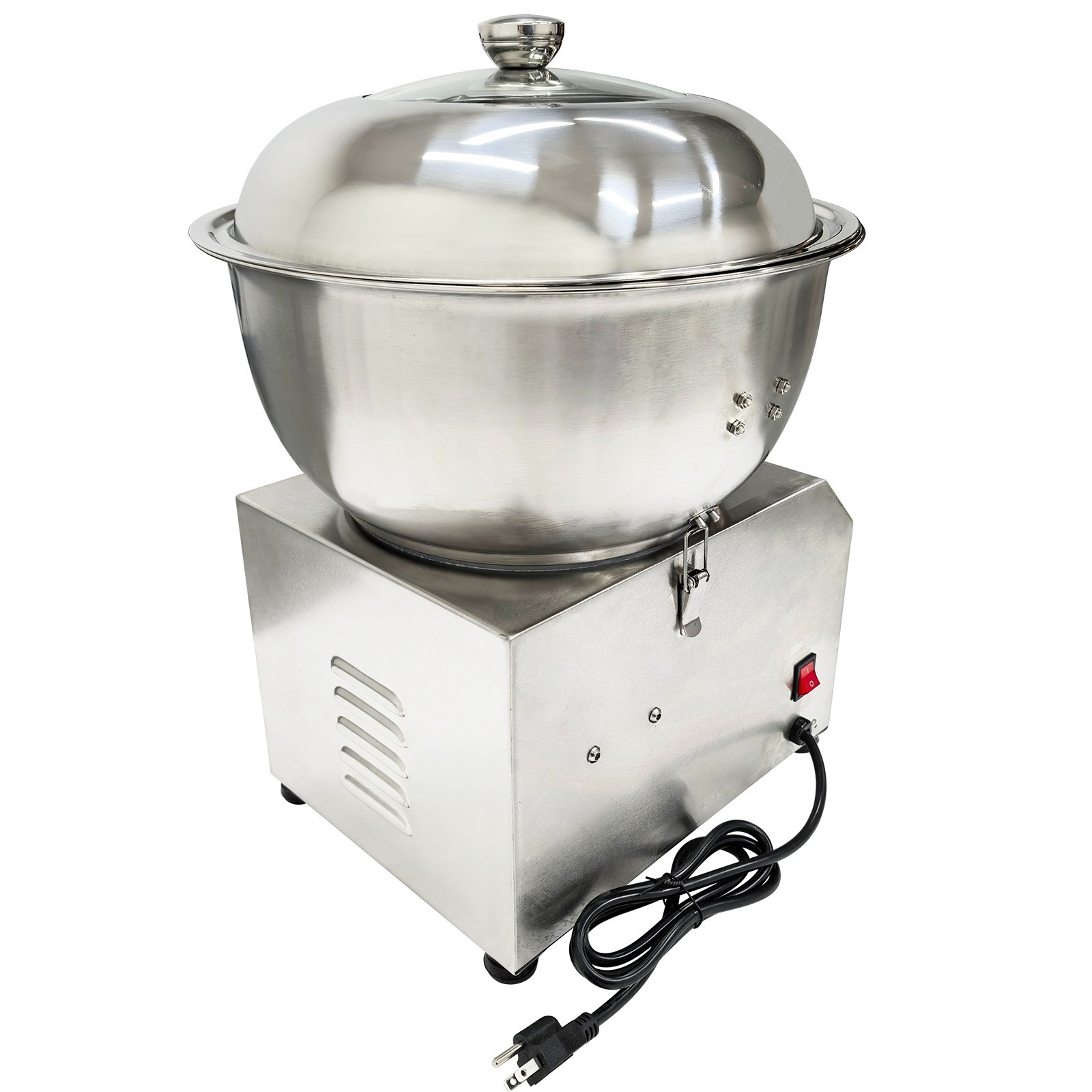 5KG Detachable Basin Type Dough Mixer 110V Stainless Steel Timing Flour Mixer US
