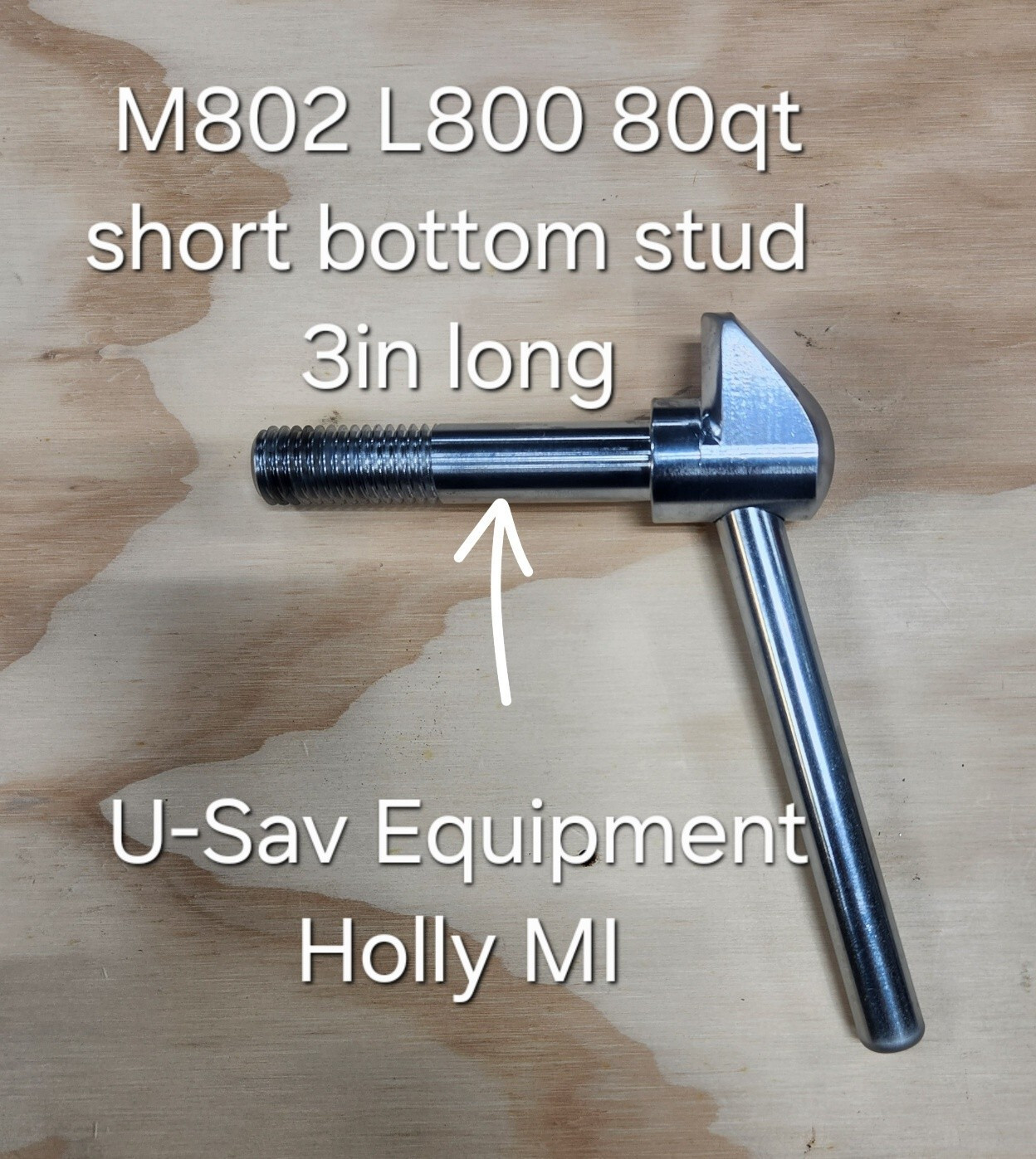 Hobart Mixer M802 L800 3 inch Bowl Clamp With Nut & Spring Washer 065922 ONE