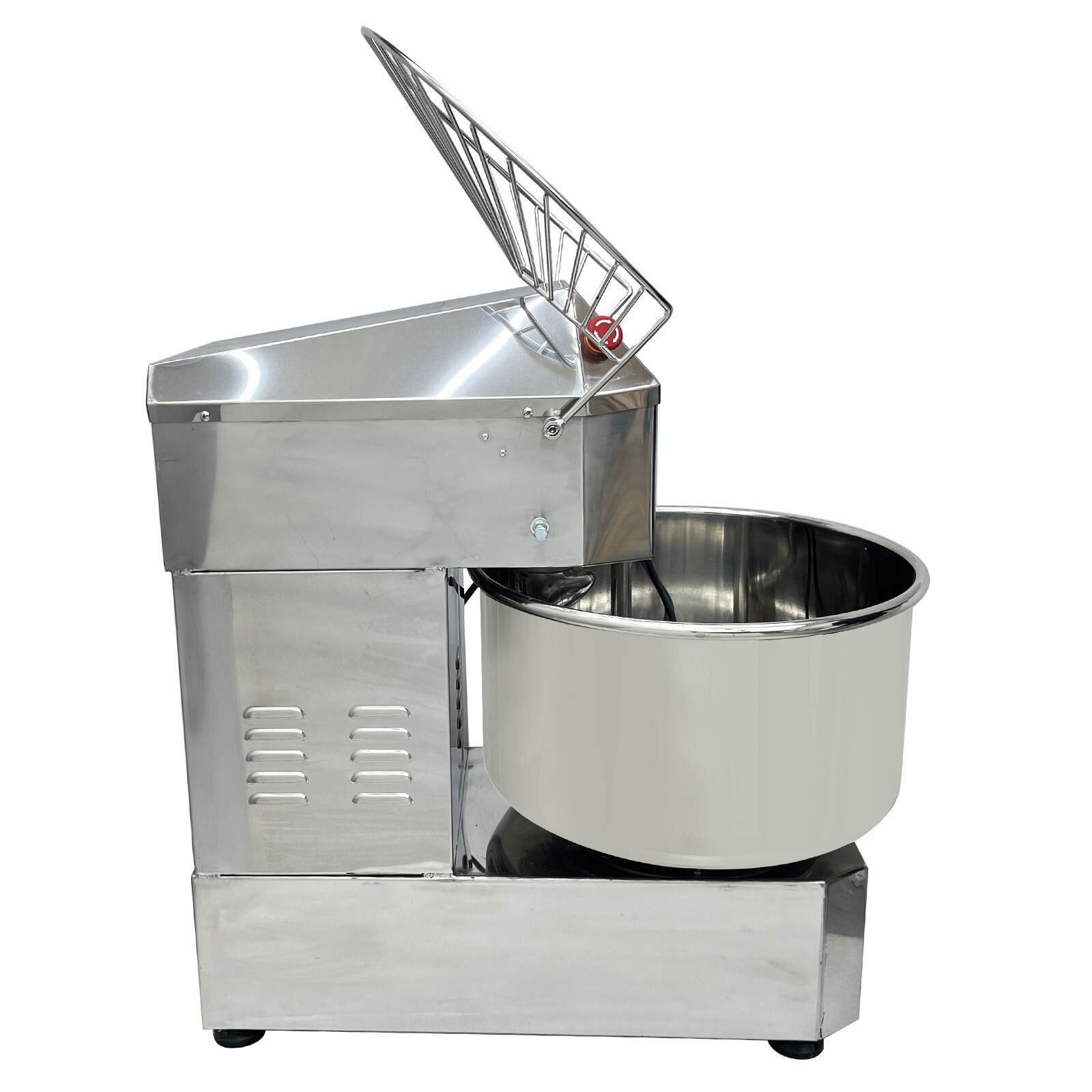 PreAsion Commercial Dough Mixer Spiral Mixer, 40QT Electric Flour Mixing Machine