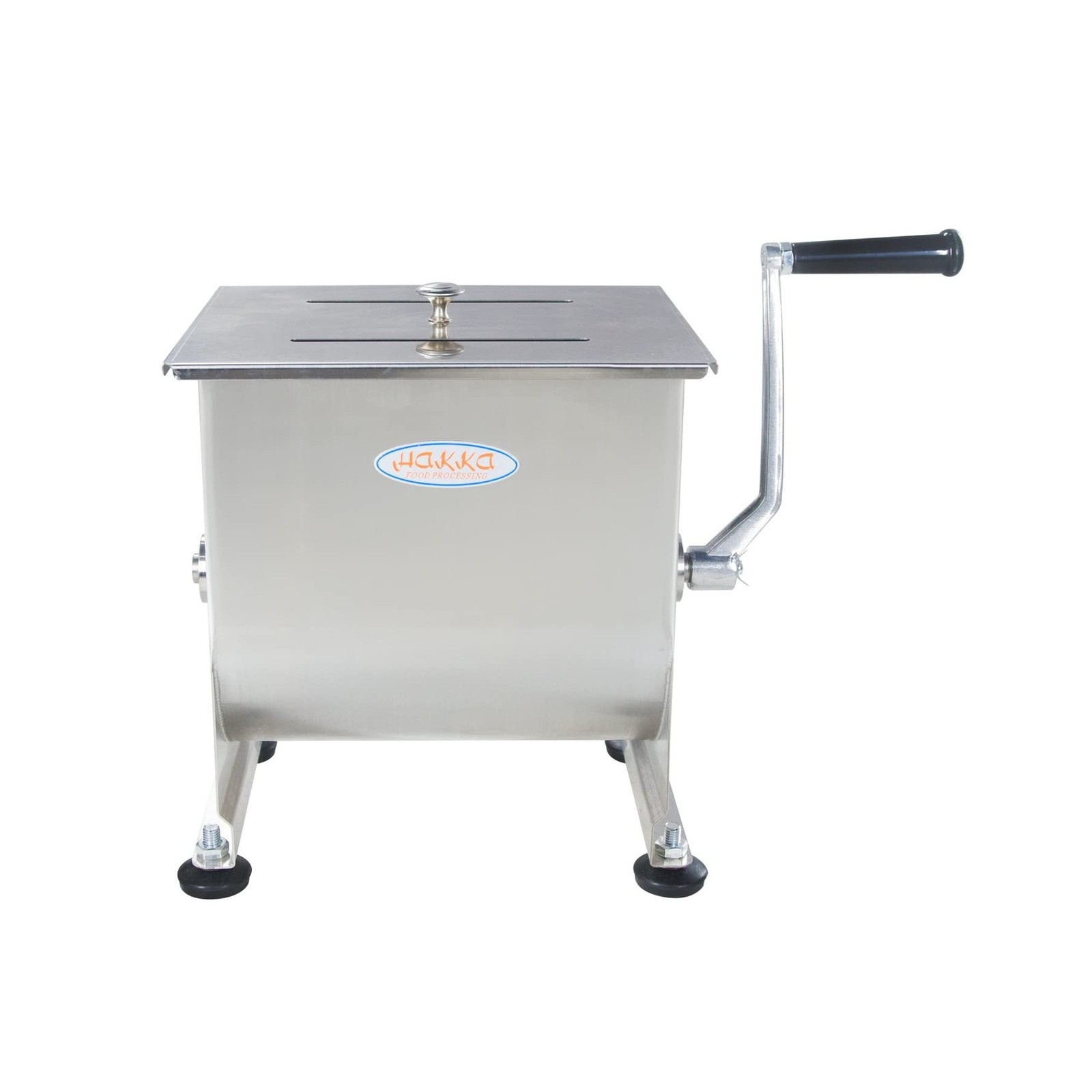 Hakka 15lb/7.5L Manual Meat Mixer, Stainless Steel 10L Fixed Tank No Gear Box…