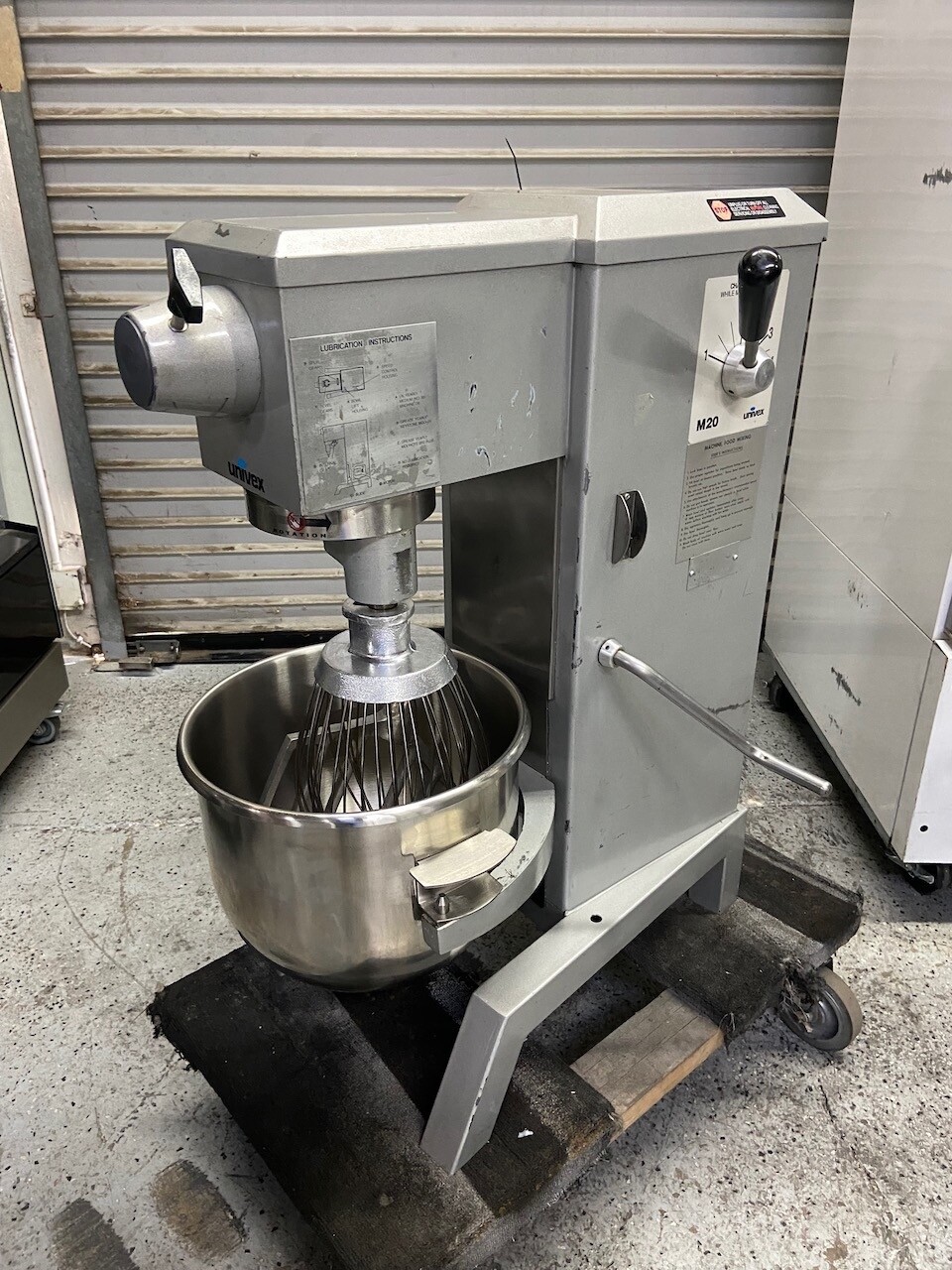 20 Quart Mixer Univex M20 3 NEW Attachments 120V Bakery Dough Pizza NSF Qt #8703