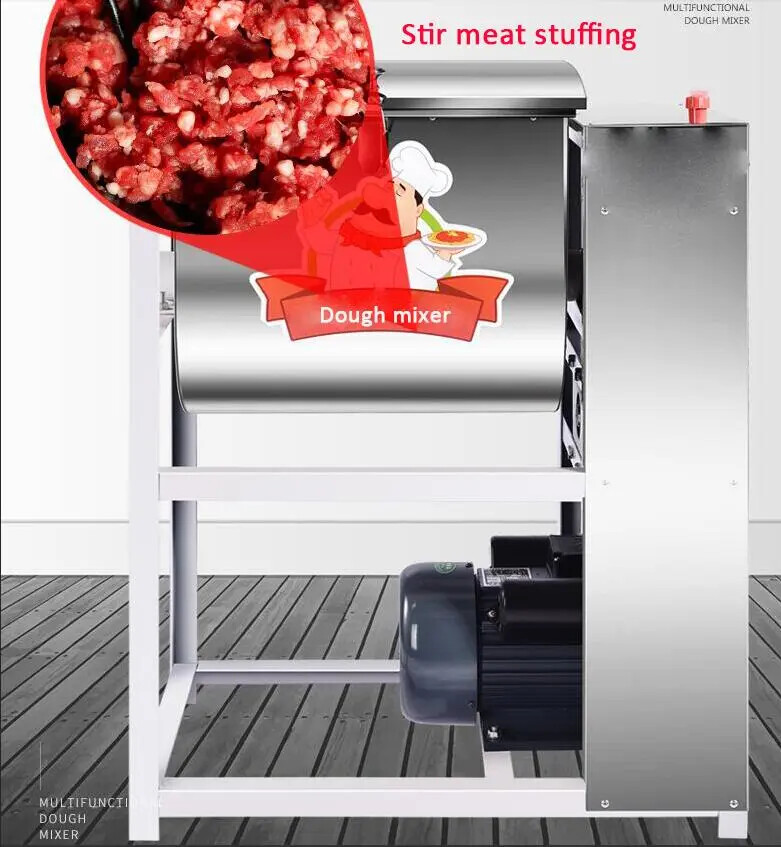 Flour Mixing Machine 25kg 2200W Automatic Stainless Steel Dough Mixing Machine