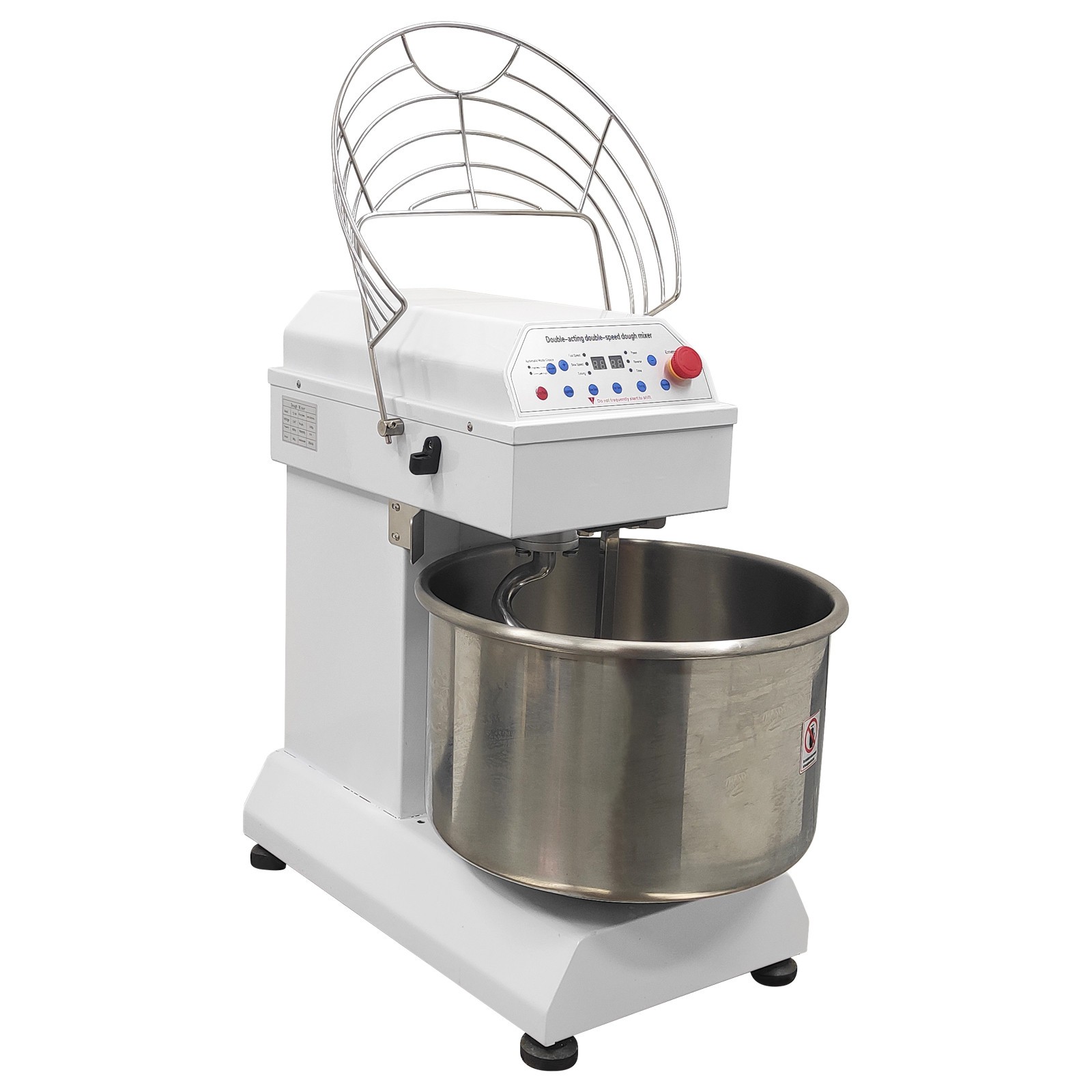 40L S/S Double-Acting Double-Speed Dough Mixer w Micro Computer Floor Model