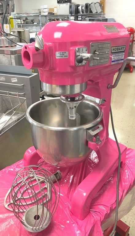 Mixers/ 12 Qt Hobart A-120 Pink 12 Qt Refurbished Bench lanetary w/t 4 Attach