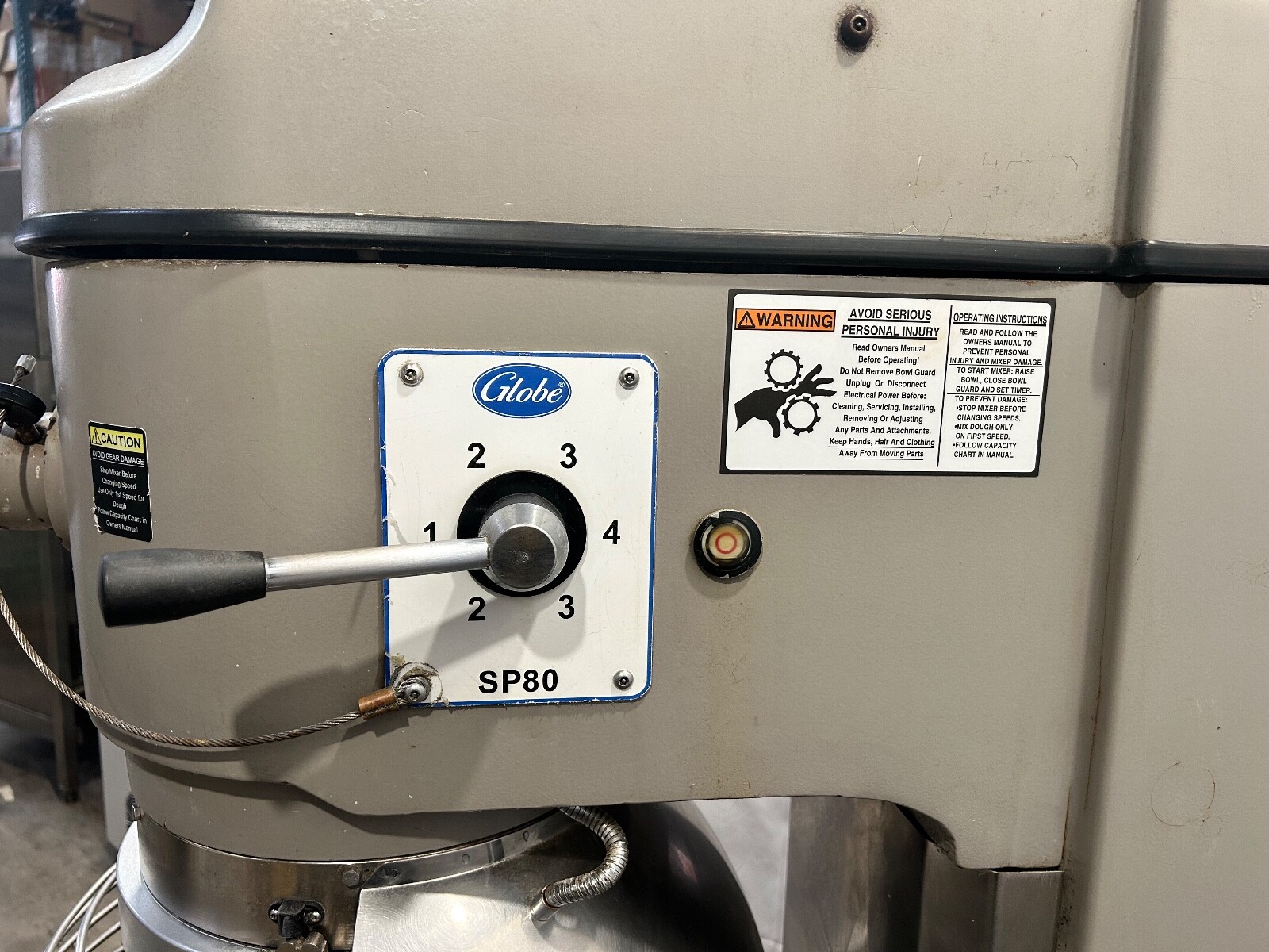 Globe SP80 (80 Qt) Commercial Planetary Mixer T0734
