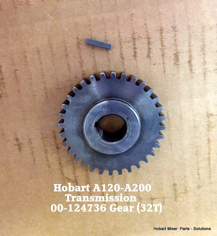 Hobart A120-A200 Transmission Shaft 00-124736 Gear (32T)