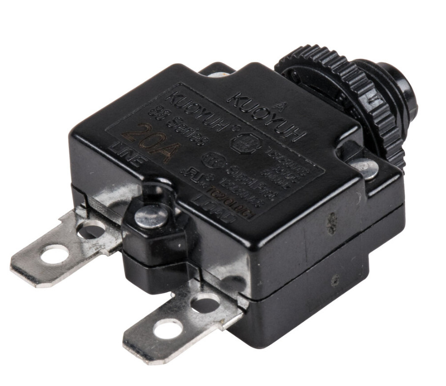 Avantco 88 Series, TC2/OL0/C1, Replacement Overload Switch, 20A, 125/250VAC