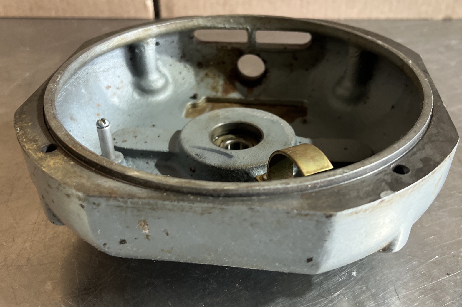 Hobart A120 12 Qt Mixer Back Bearing Bracket Cover-Less Centrifugal Plate