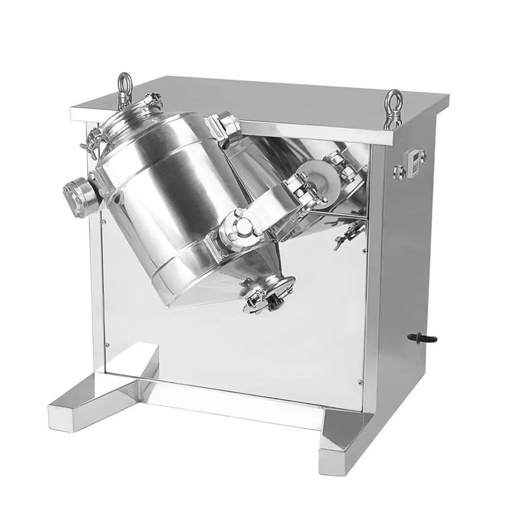 3D Shaker Mixer 20L Powder Particle Mixing Machine Turbula-Style Food Equipment