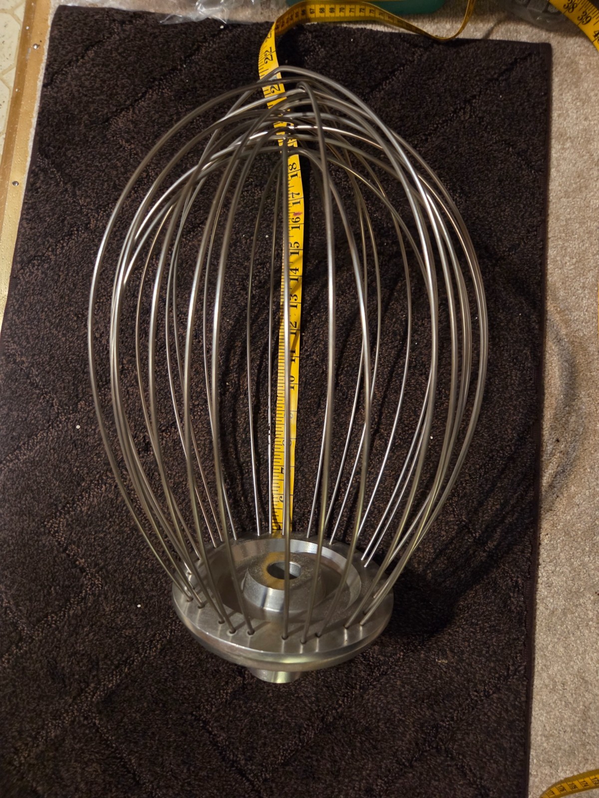 Thunderbird commercial mixer attachment 30 quart wire wiped