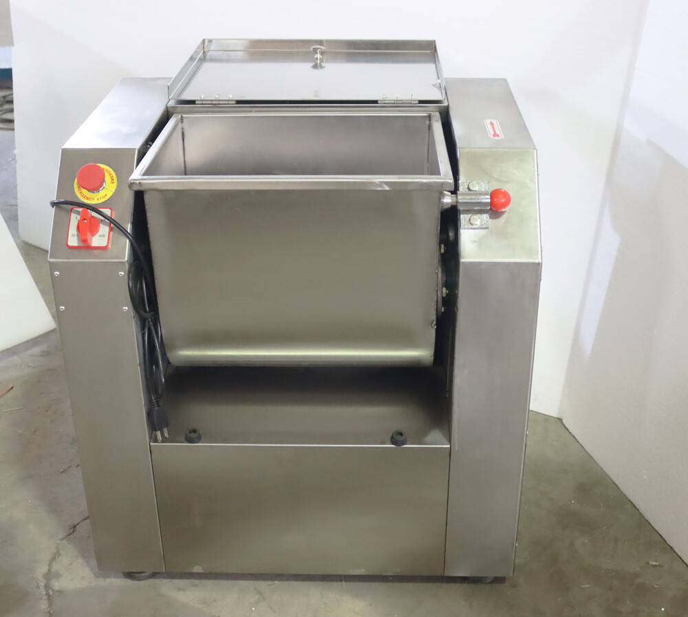 33Lbs Commercial Dough Mixer 110V Food Mixer Flour Mixer with90° Tilt Bowl+Knife