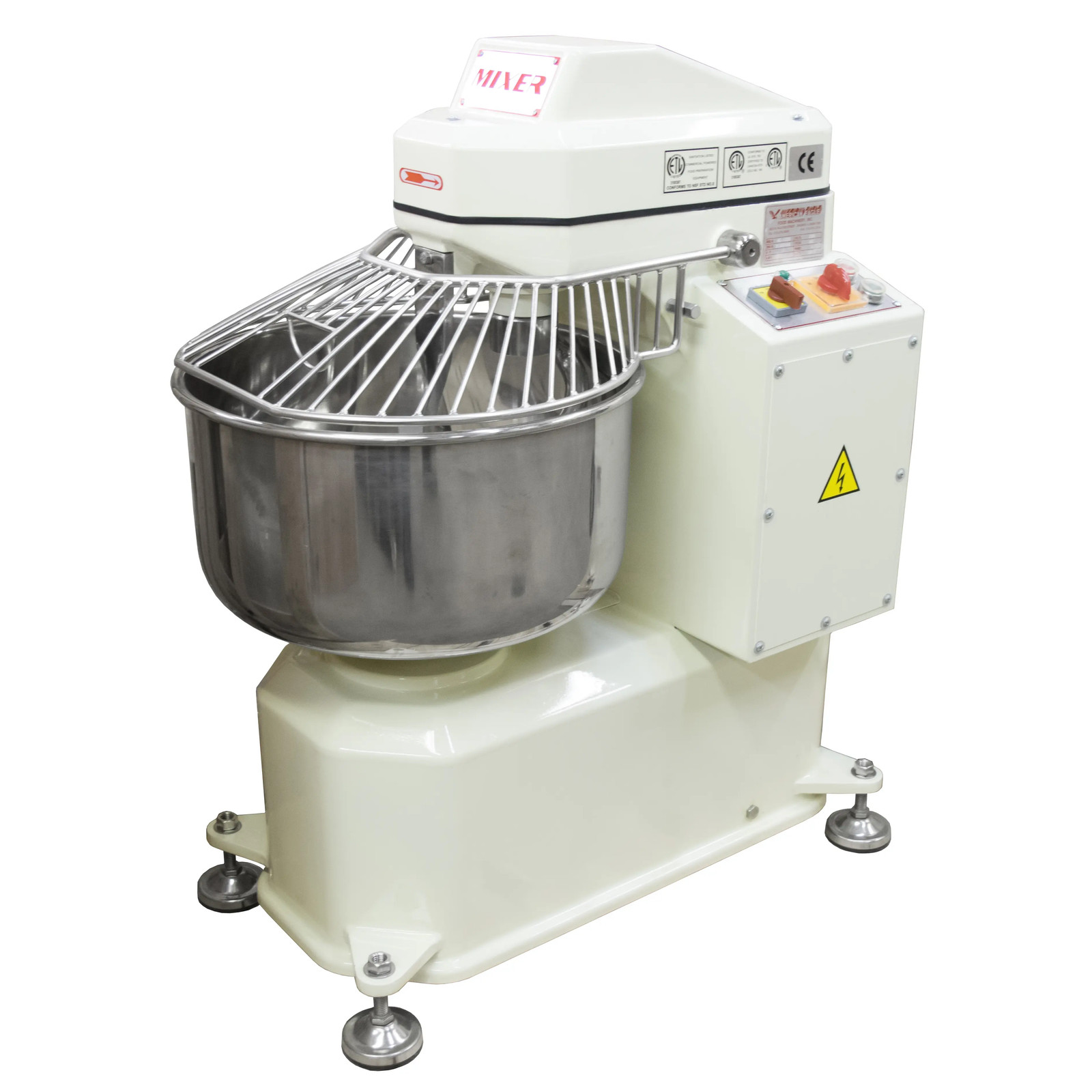 American Eagle Food Machinery 40 Qt 2-Speed Belt Driven Spiral Mixer – 220v/3ph