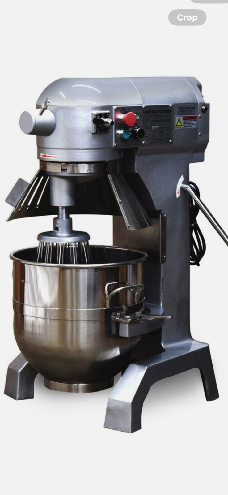 3 Speed 30Qt Commercial Dough Food Mixer Gear Driven Pizza Bakery 1200W *NEW*