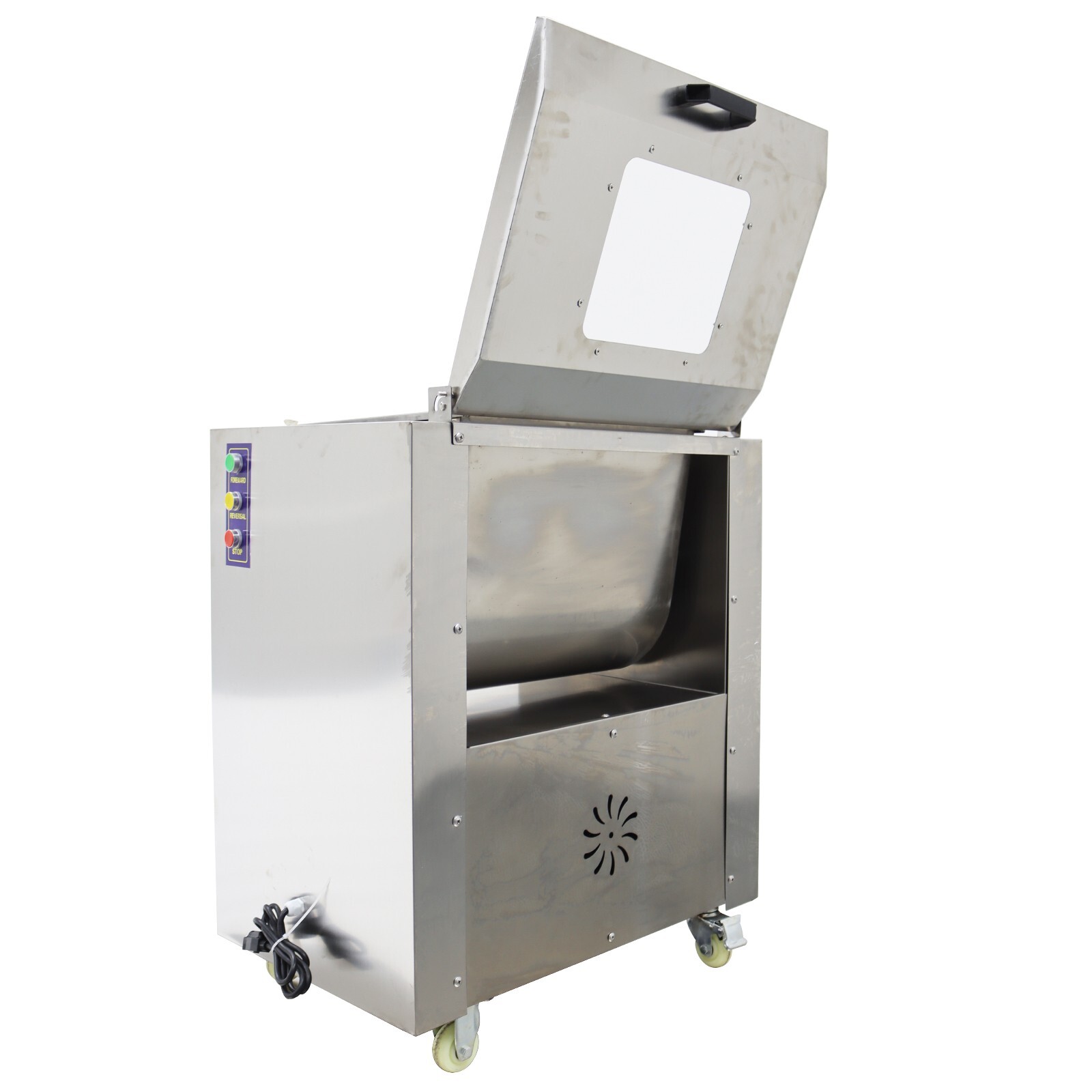 13.2Gal Electric Meat Tilt Tank Mixer Stuffing Machine 70r/min Stainless Steel