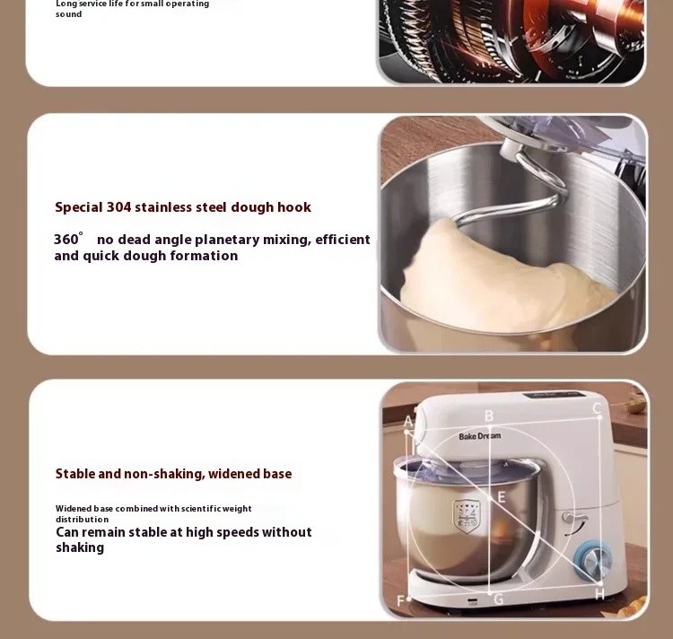 Household Multifunctional Timed Fermentation Kneading Machine and Pasta Machine