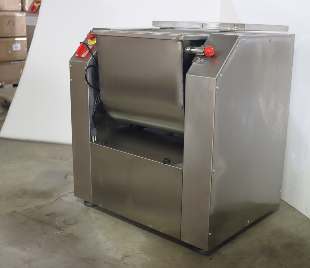 33Lbs Commercial Dough Mixer 110V Food Mixer Flour Mixer with90° Tilt Bowl+Knife