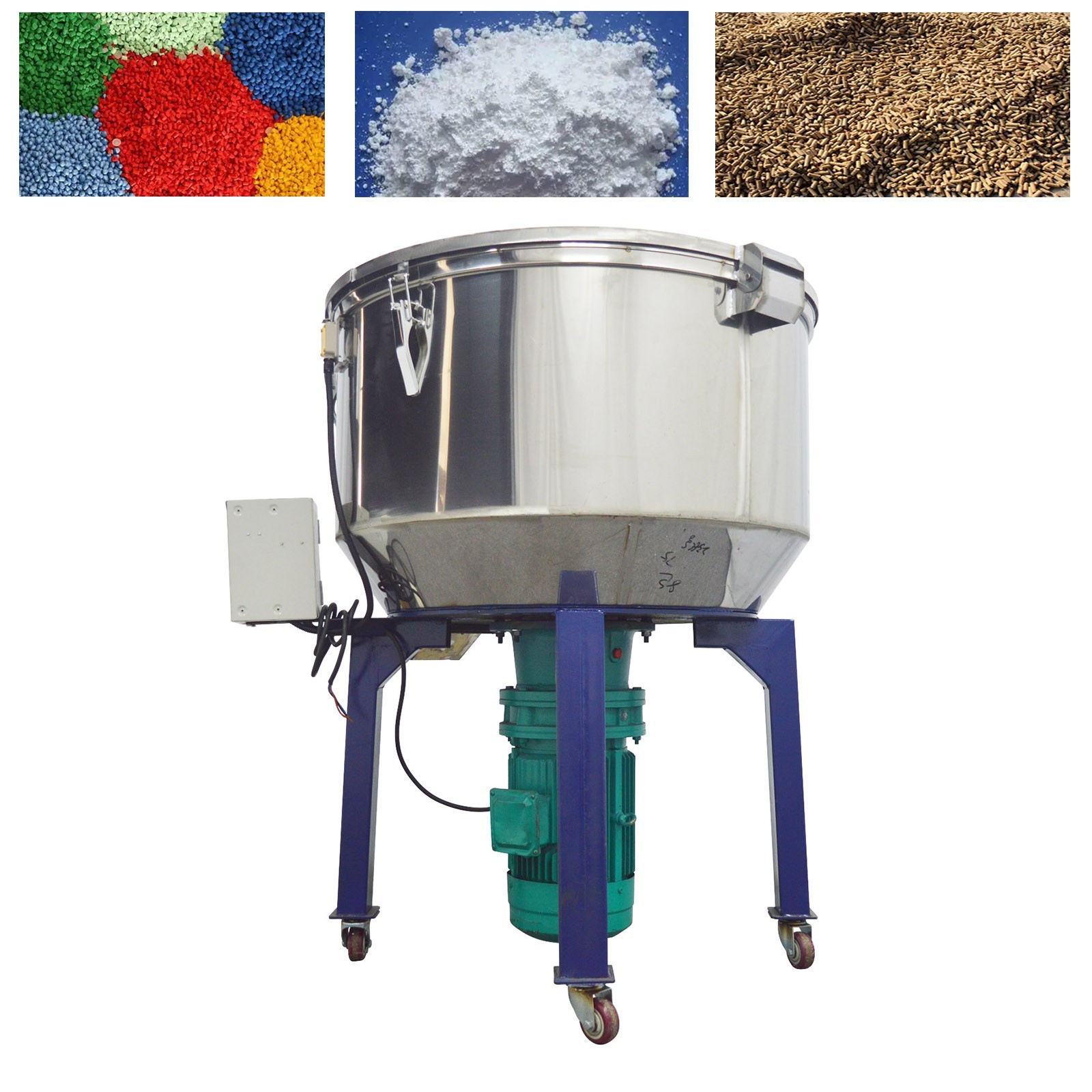 220V Vertical Commercial Large Color Mixing Machine Materials Blender Mixer150kg