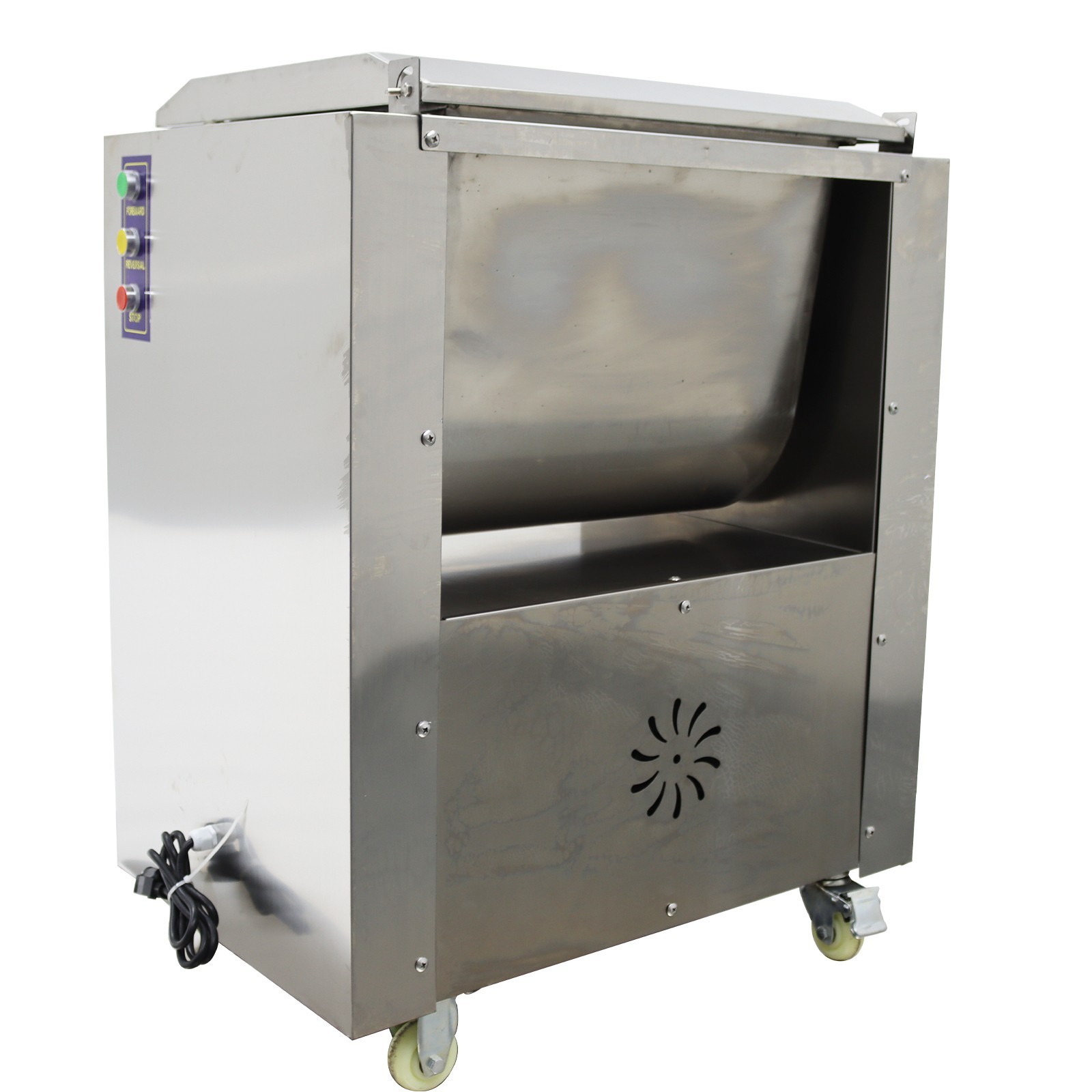 110V Meat Mixer Stirrer 50L/13.2gal Capacity Commercial Stuffing Machine