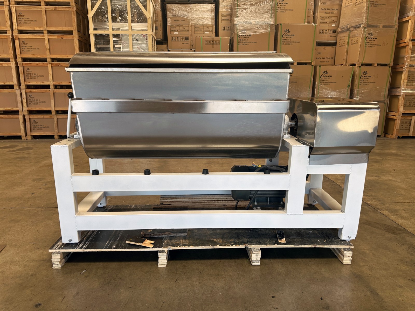 NEW 200 Quart Horizontal Dough Mixer Gear Driven Heavy Duty Planetary 220V 1PH