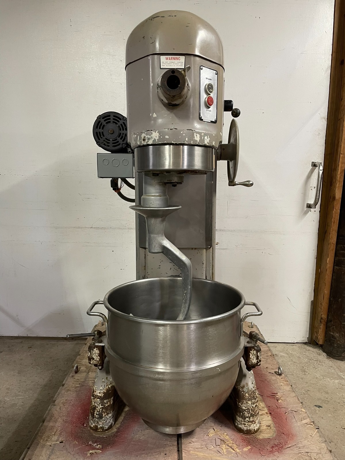 Hobart H600 60 Quart Mixer With Single Phase Converter